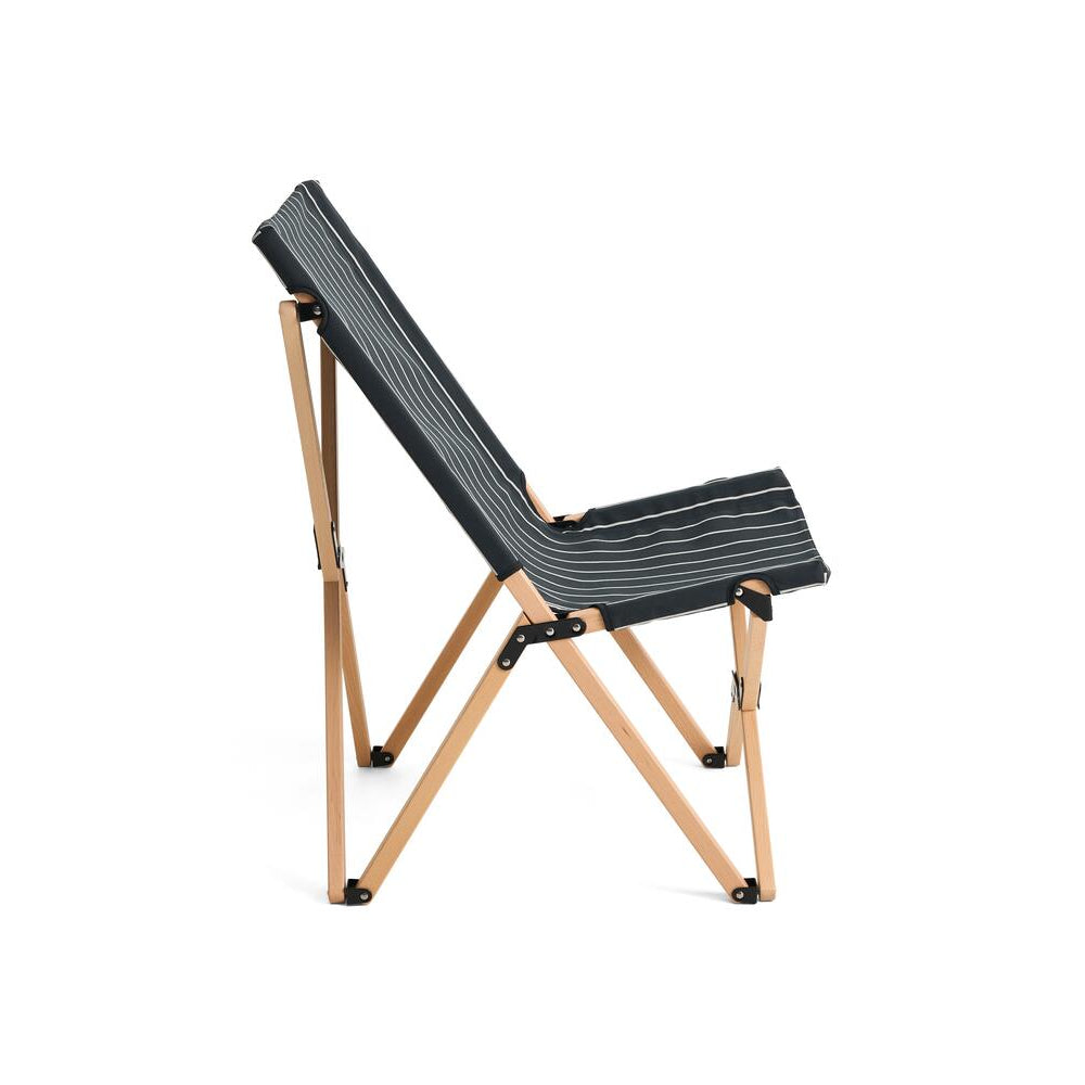 x Jasper Morrison klapstol - Black with beige stripe