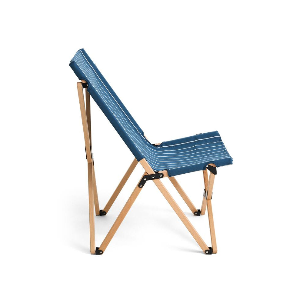 x Jasper Morrison klapstol - Blue with beige stripe