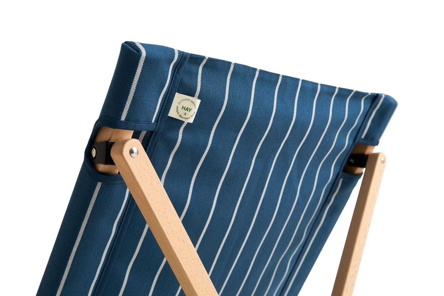 x Jasper Morrison klapstol - Blue with beige stripe
