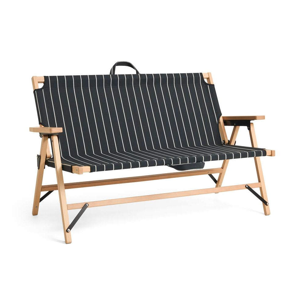 x Jasper Morrison foldesofa - Black with beige stripe