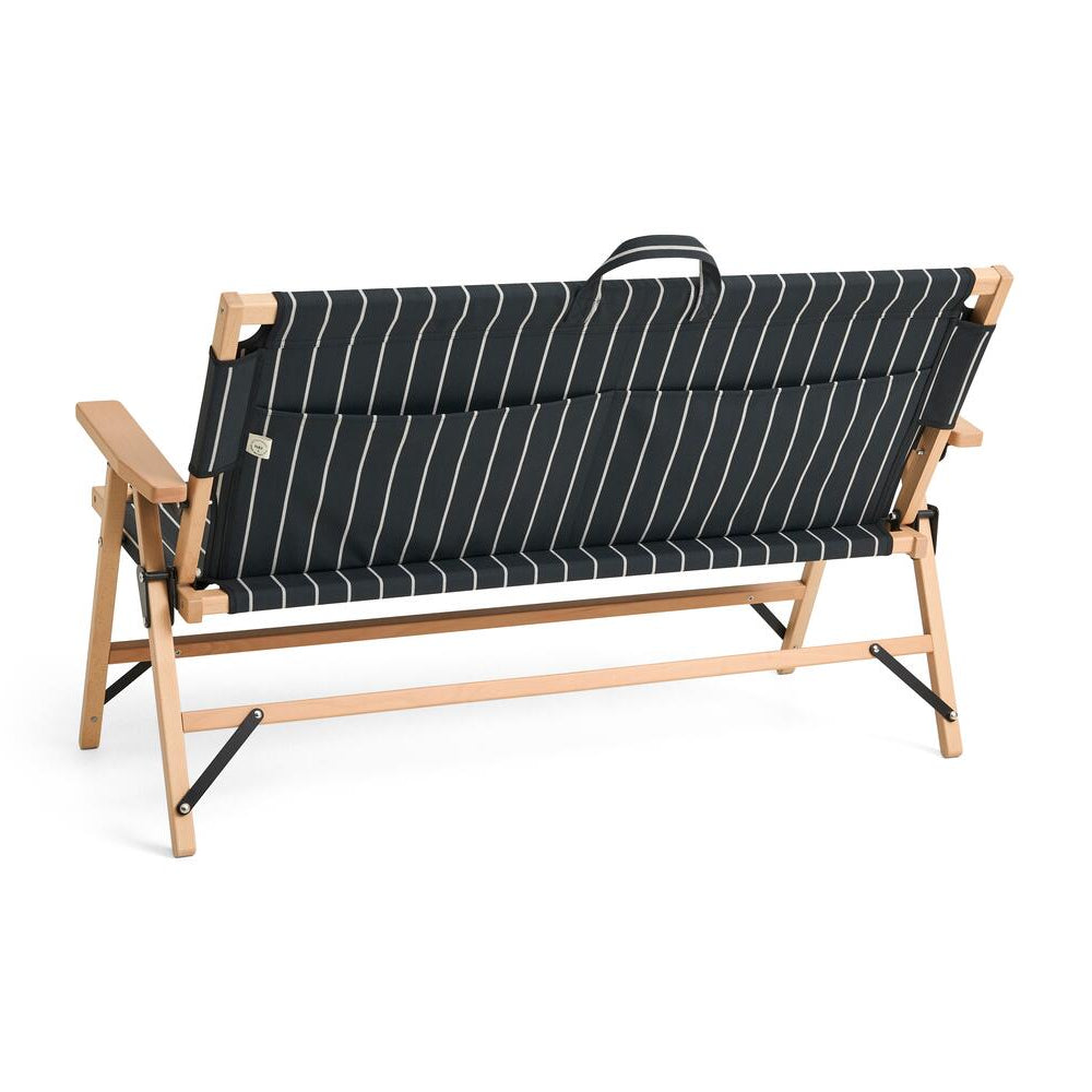 x Jasper Morrison foldesofa - Black with beige stripe