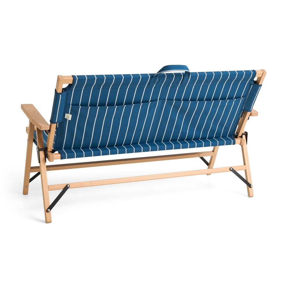 x Jasper Morrison foldesofa - Blue with beige stripe