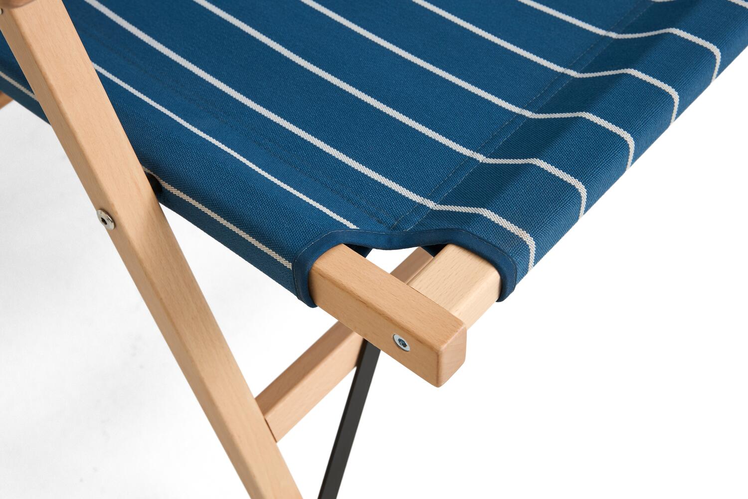x Jasper Morrison foldesofa - Blue with beige stripe