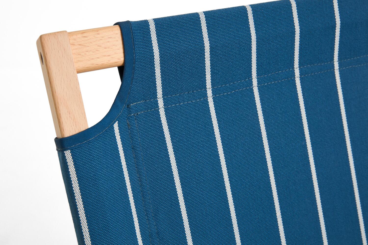 x Jasper Morrison foldesofa - Blue with beige stripe