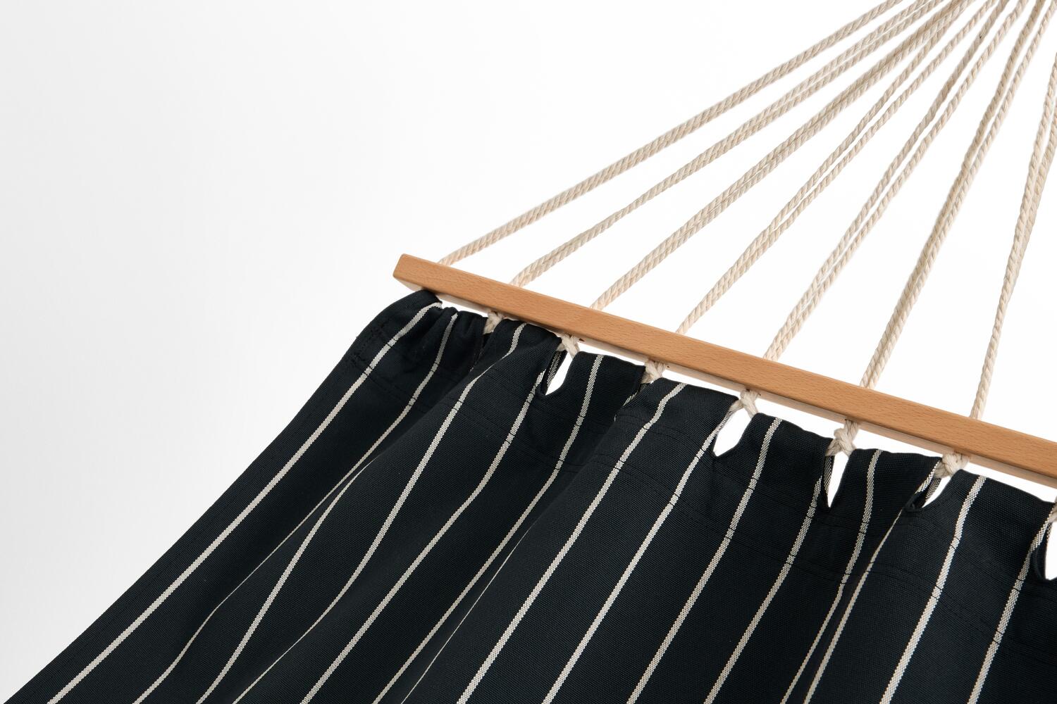 x Jasper Morrison hængekøje - Black with beige stripe