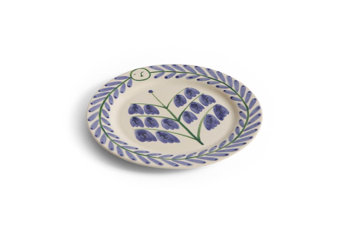 x Emma Kohlmann Bluebells tallerken - Ø24 cm.