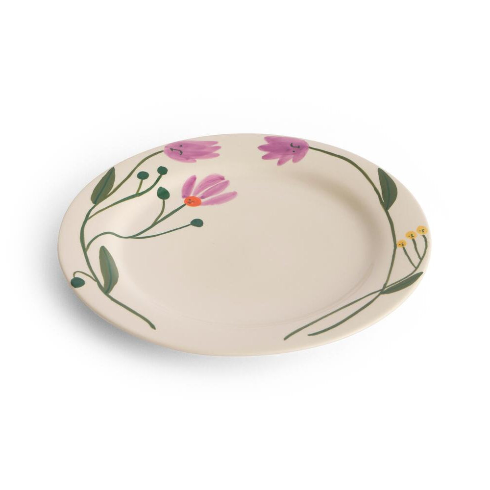 x Emma Kohlmann La Pittura tallerken, Ø24 cm.- Wild flower crocus
