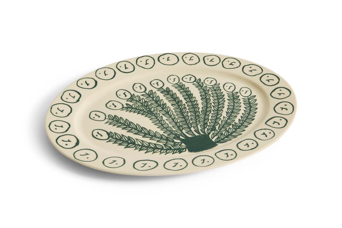 x Emma Kohlmann Olive Grove Oval fad - L36,5 cm.