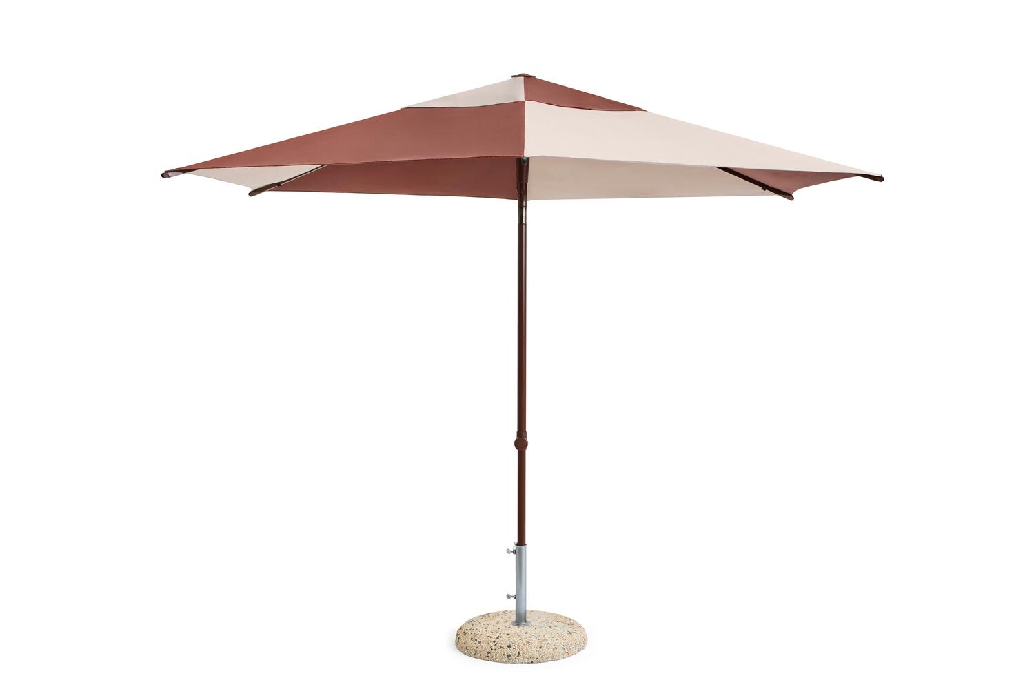 Terrazza Hexagon parasol, Ø300 cm - Off-white/Burgundy