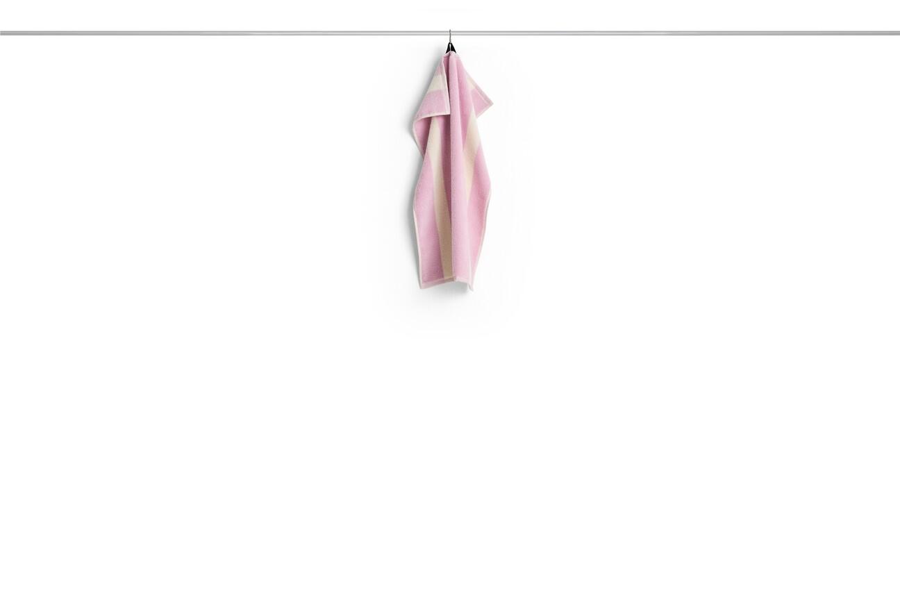 Stripe håndklæde - Cool pink