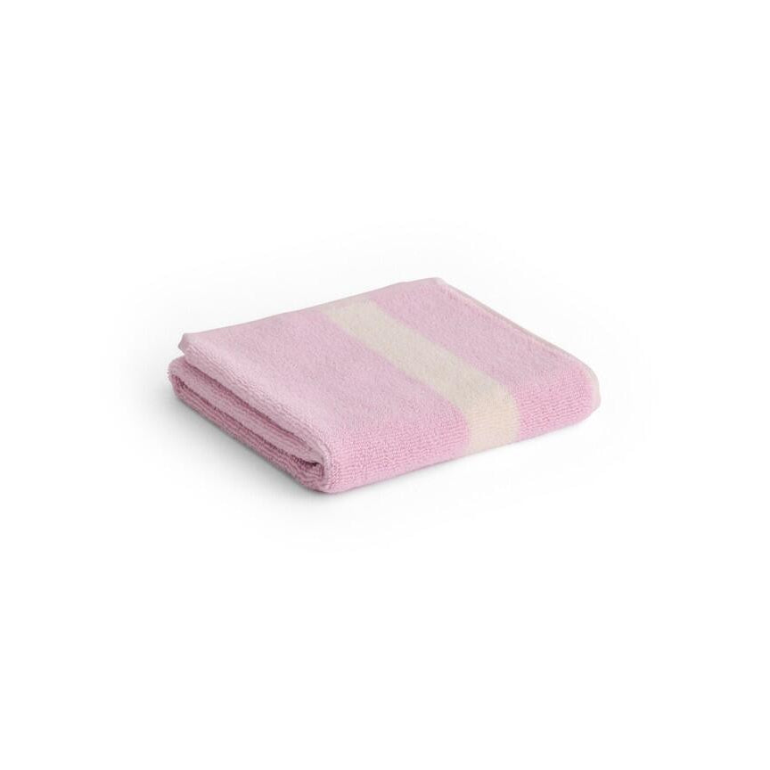 Stripe håndklæde - Cool pink