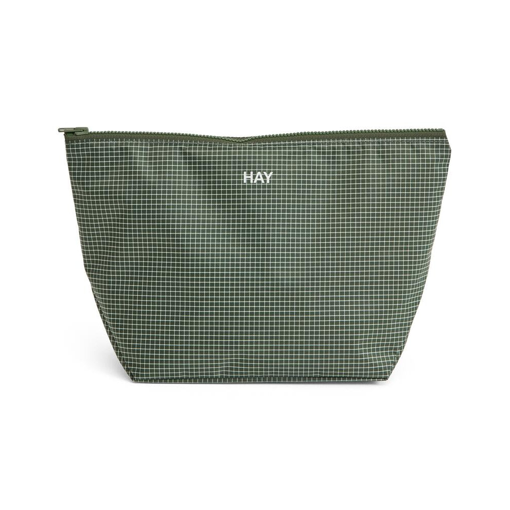Grid  toilettaske, Medium - mørkegrøn