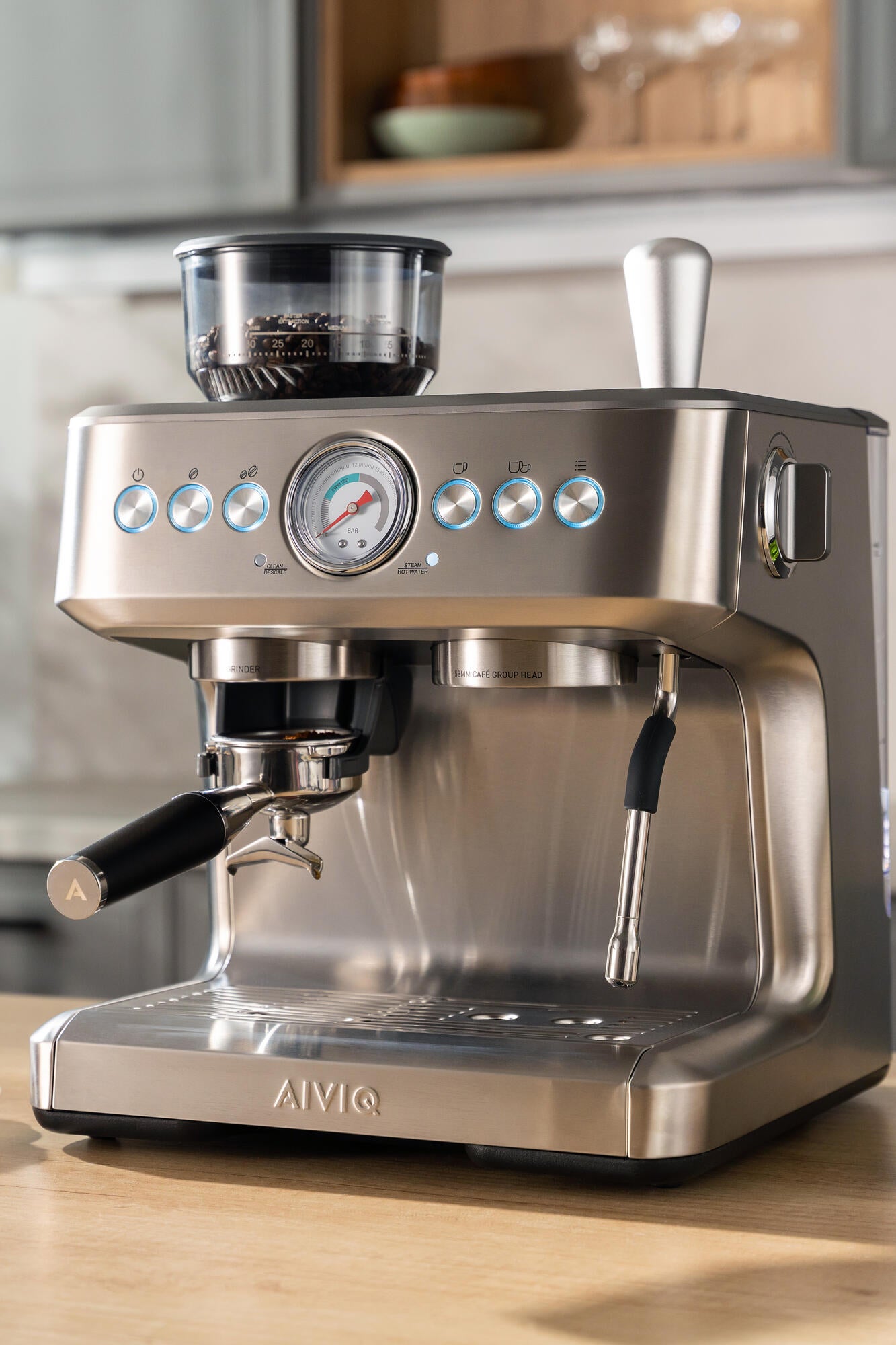 Aspire Core espressomaskine - sølvfarvet