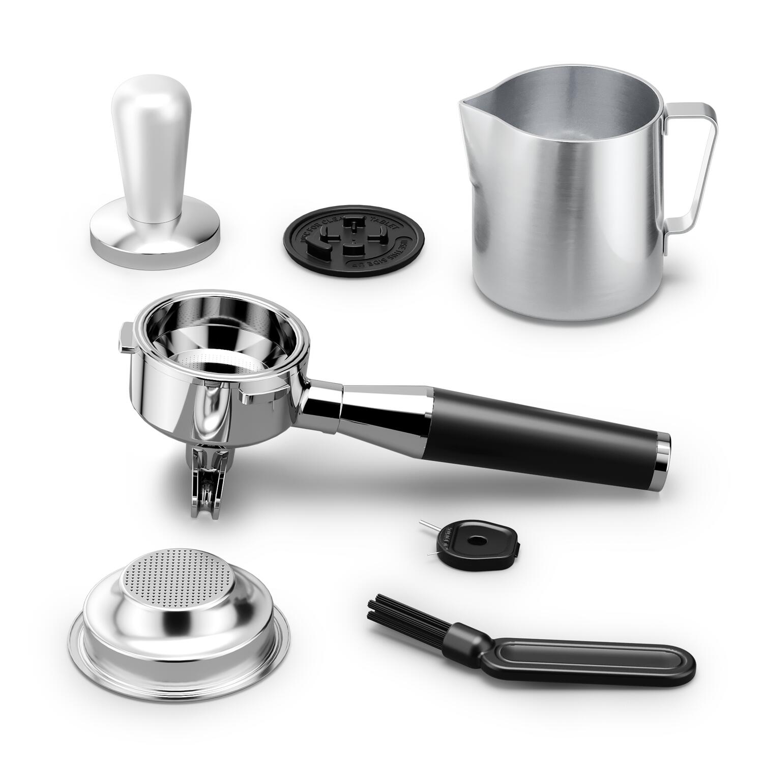 Aspire Brew espressomaskine - sølvfarvet