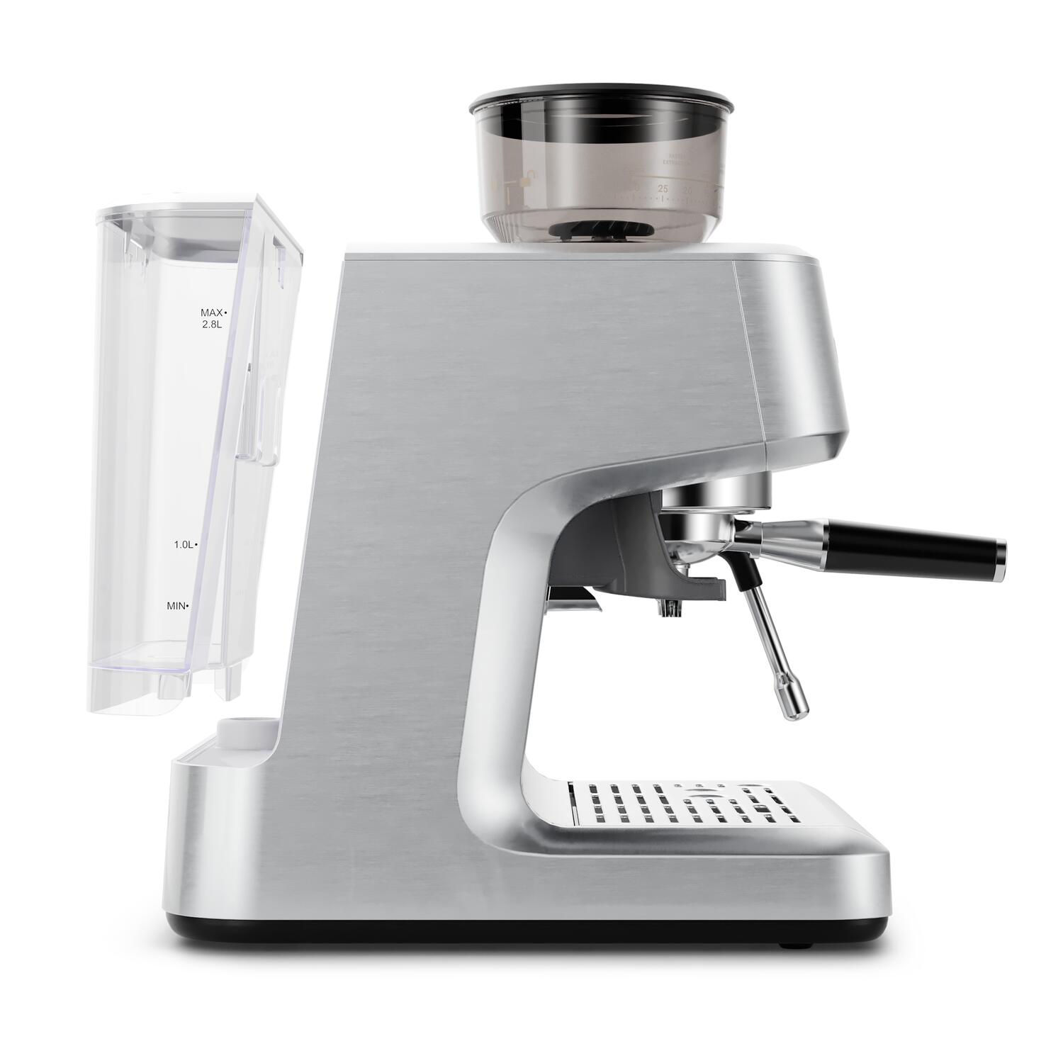 Aspire Advanced espressomaskine - sølvfarvet