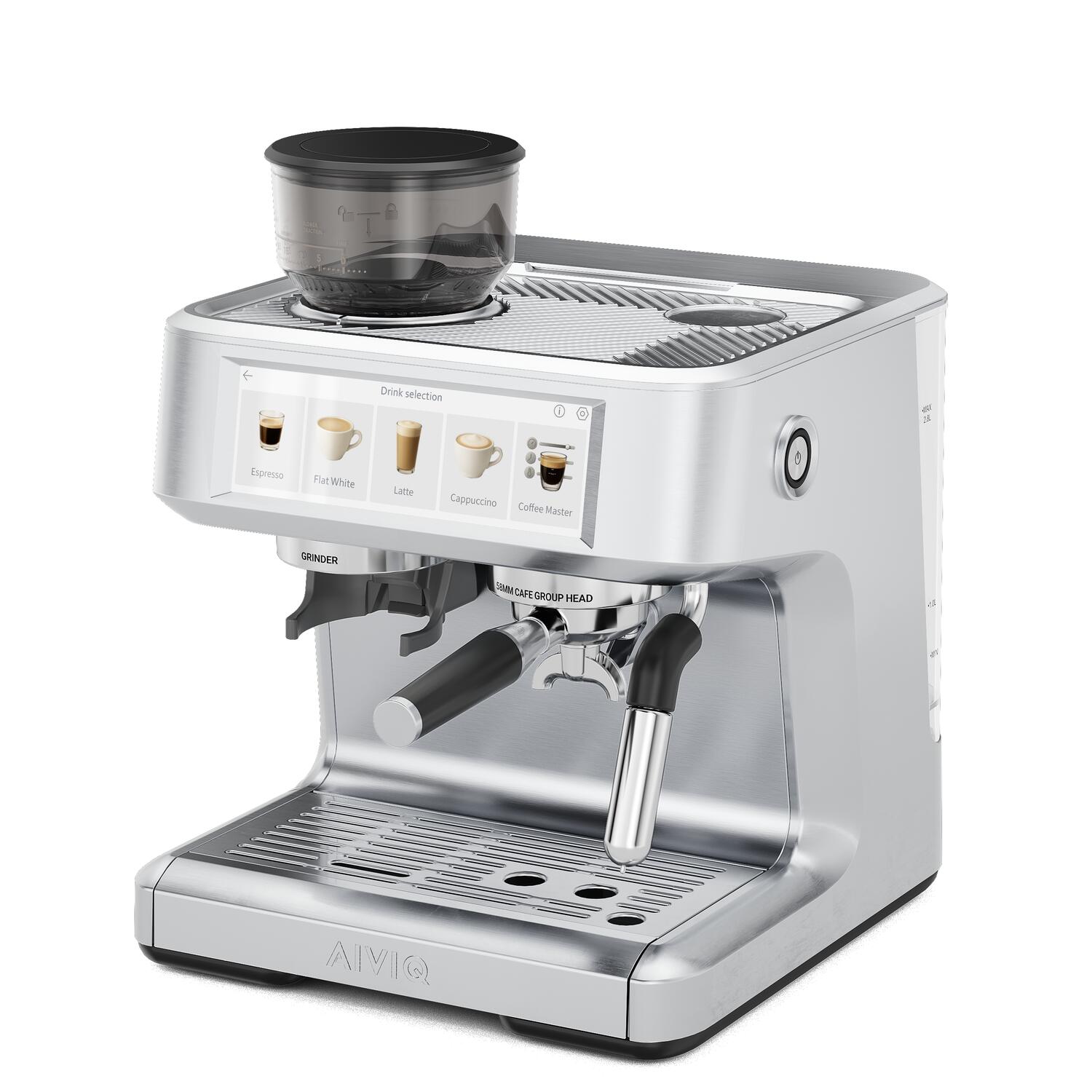Aspire Expert espressomaskine - sølvfarvet