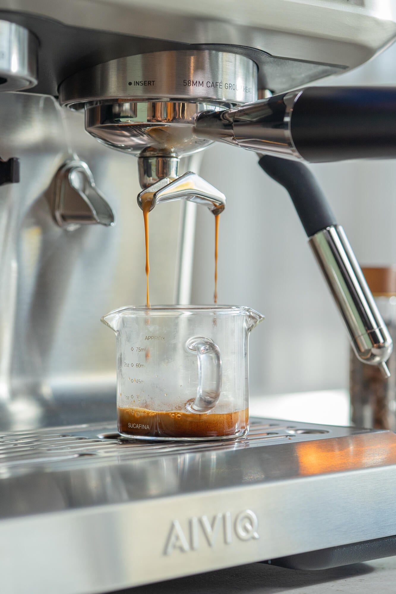 Aspire Expert espressomaskine - sølvfarvet