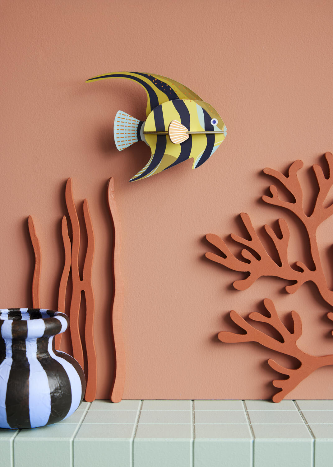 Angelfish vægdekoration
