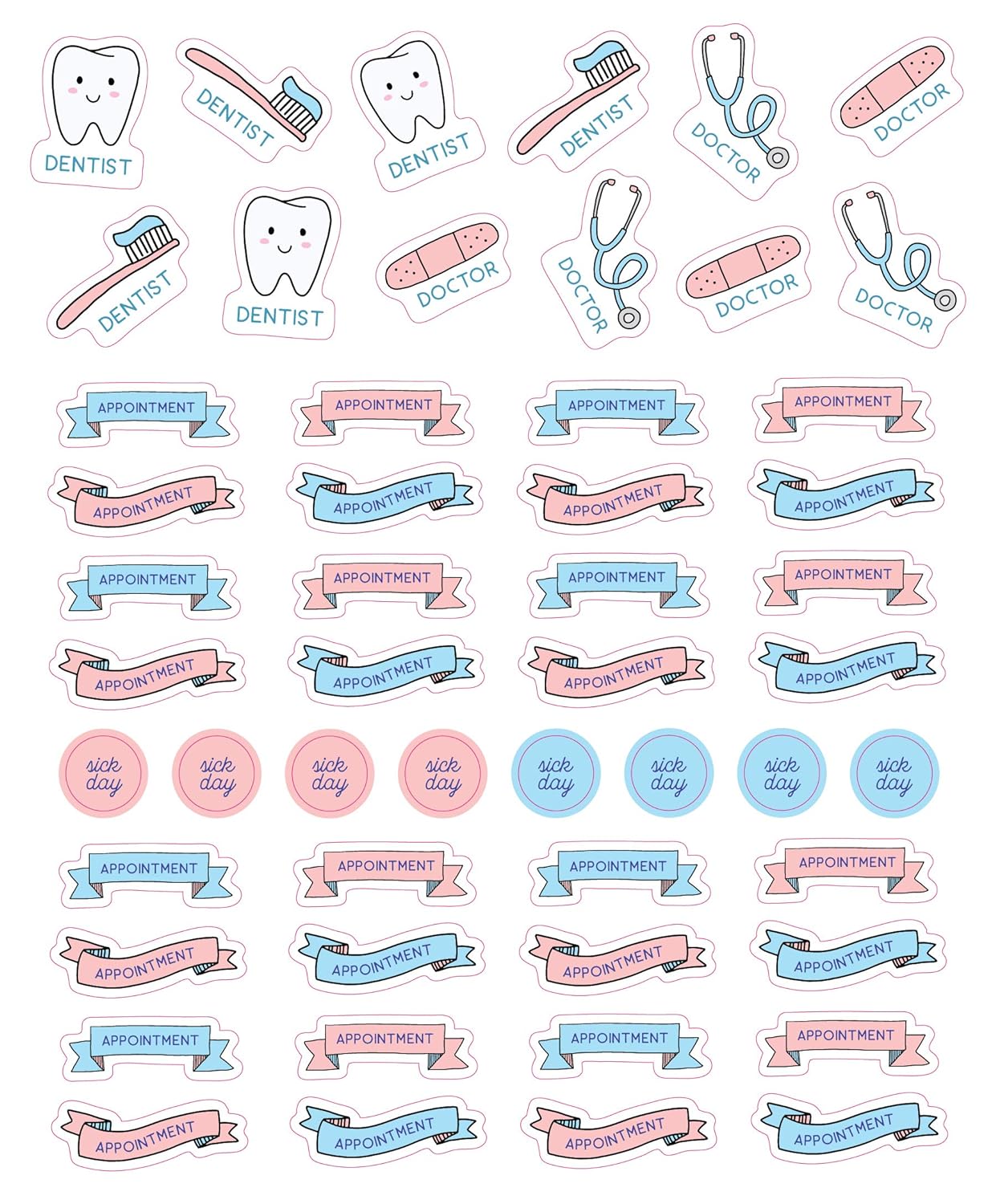 So. Many. Planner Stickers. bog