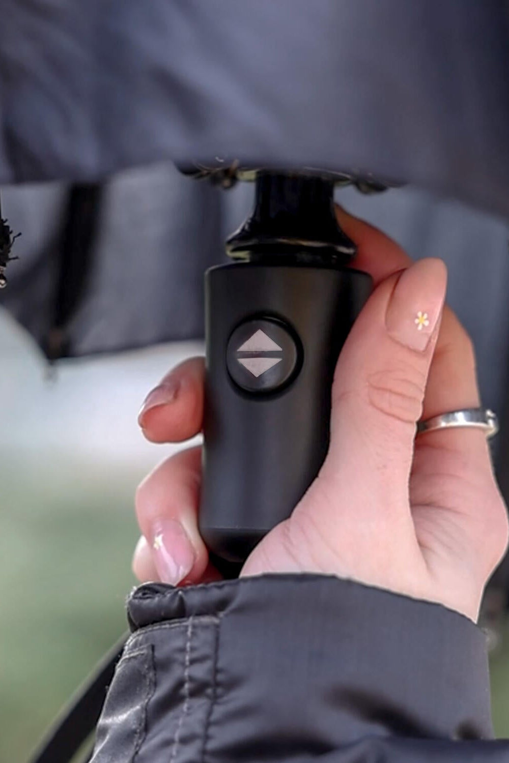 Fucking Rain foldbar paraply - sort