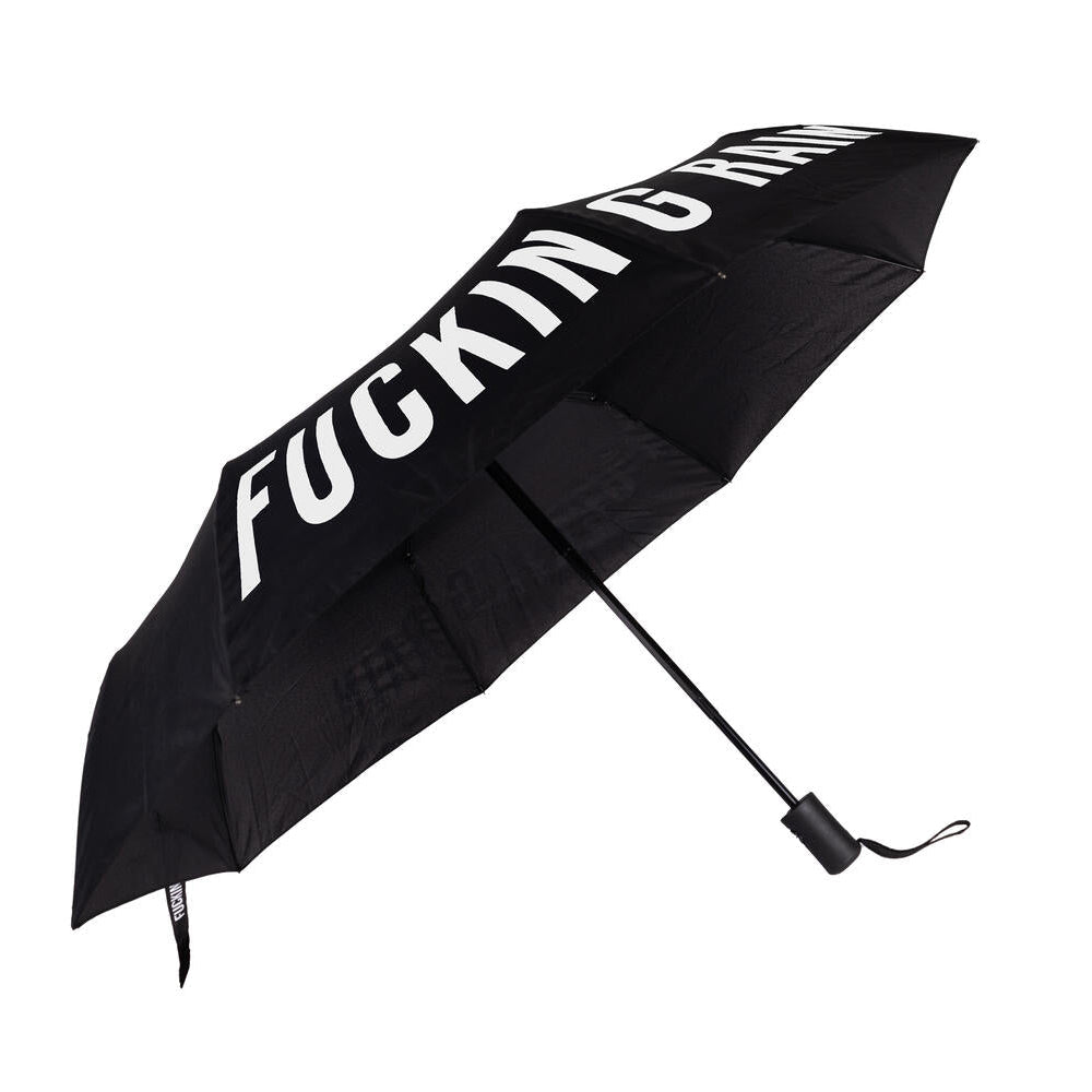 Fucking Rain foldbar paraply - sort