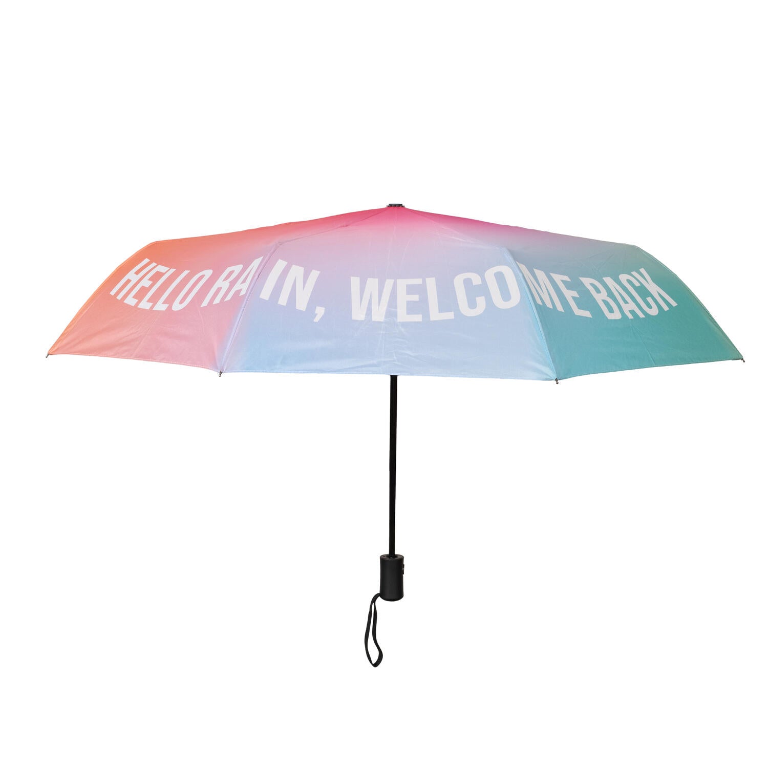 Hello Rain, Welcome Back foldbar paraply - Multicoloured