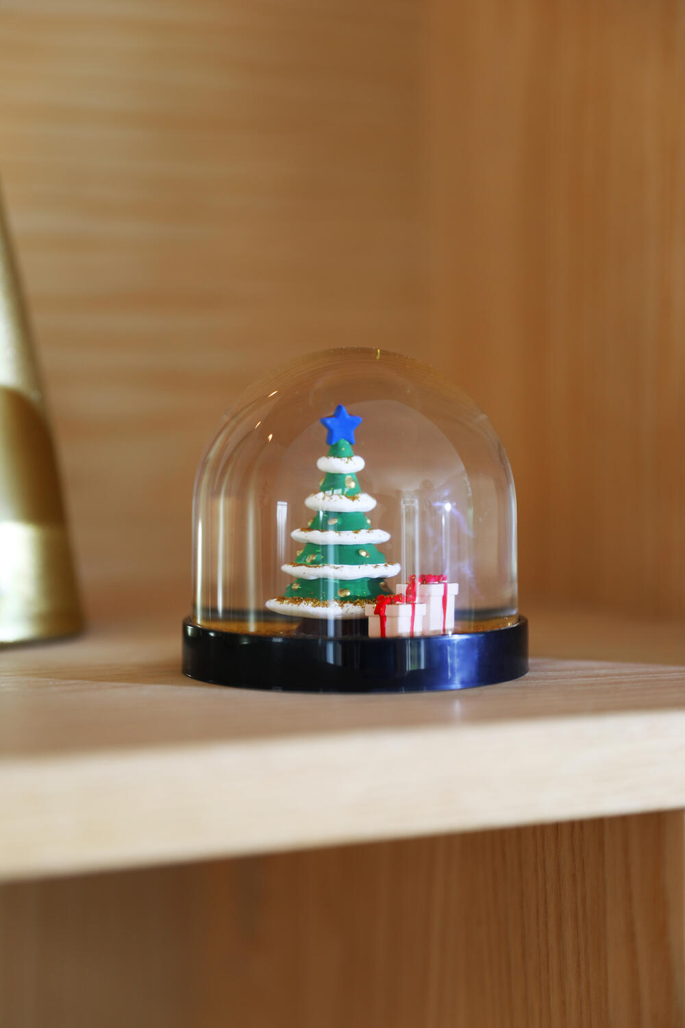 Juletræ rystekugle - grøn