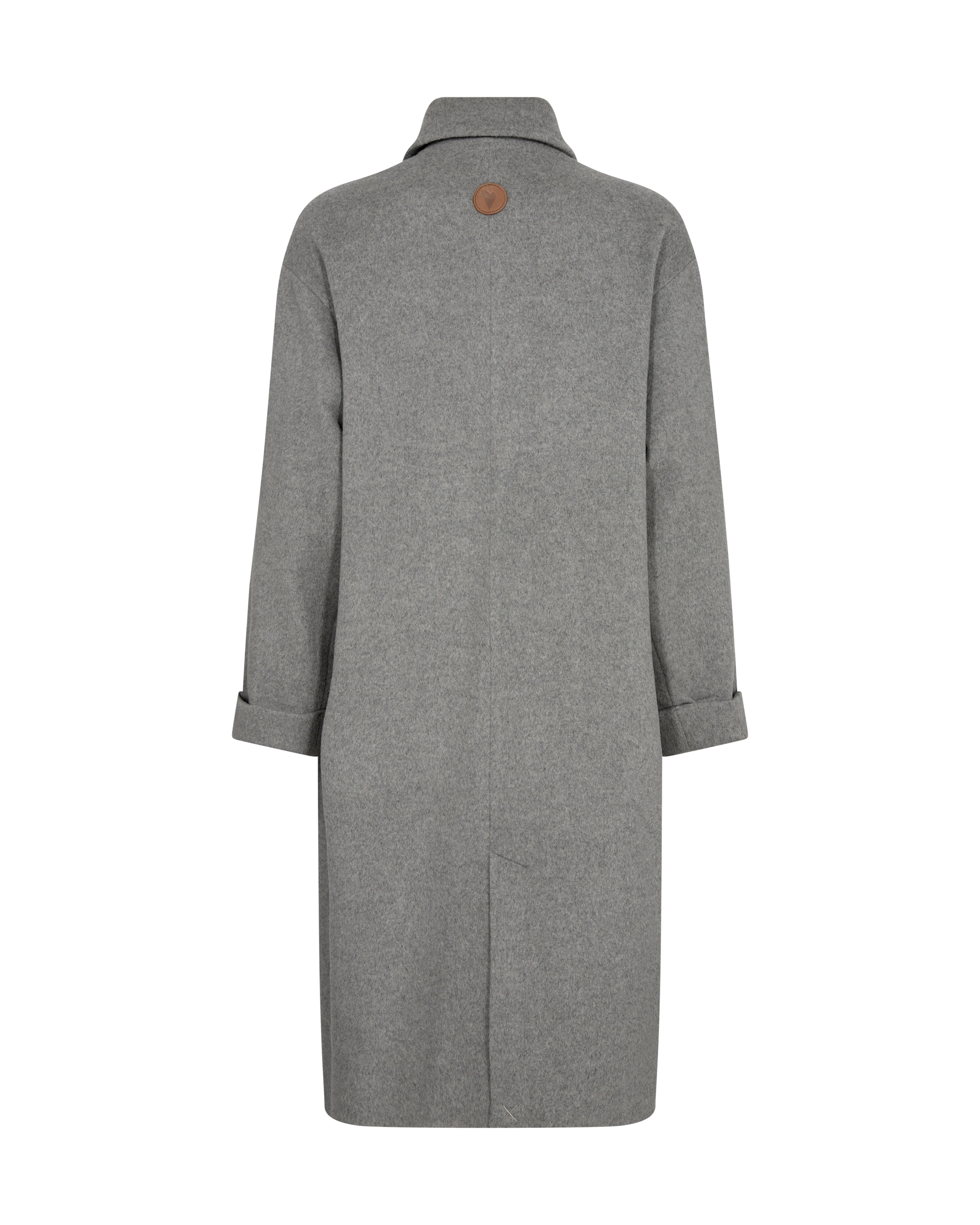 Venice uldfrakke - Grey Melange