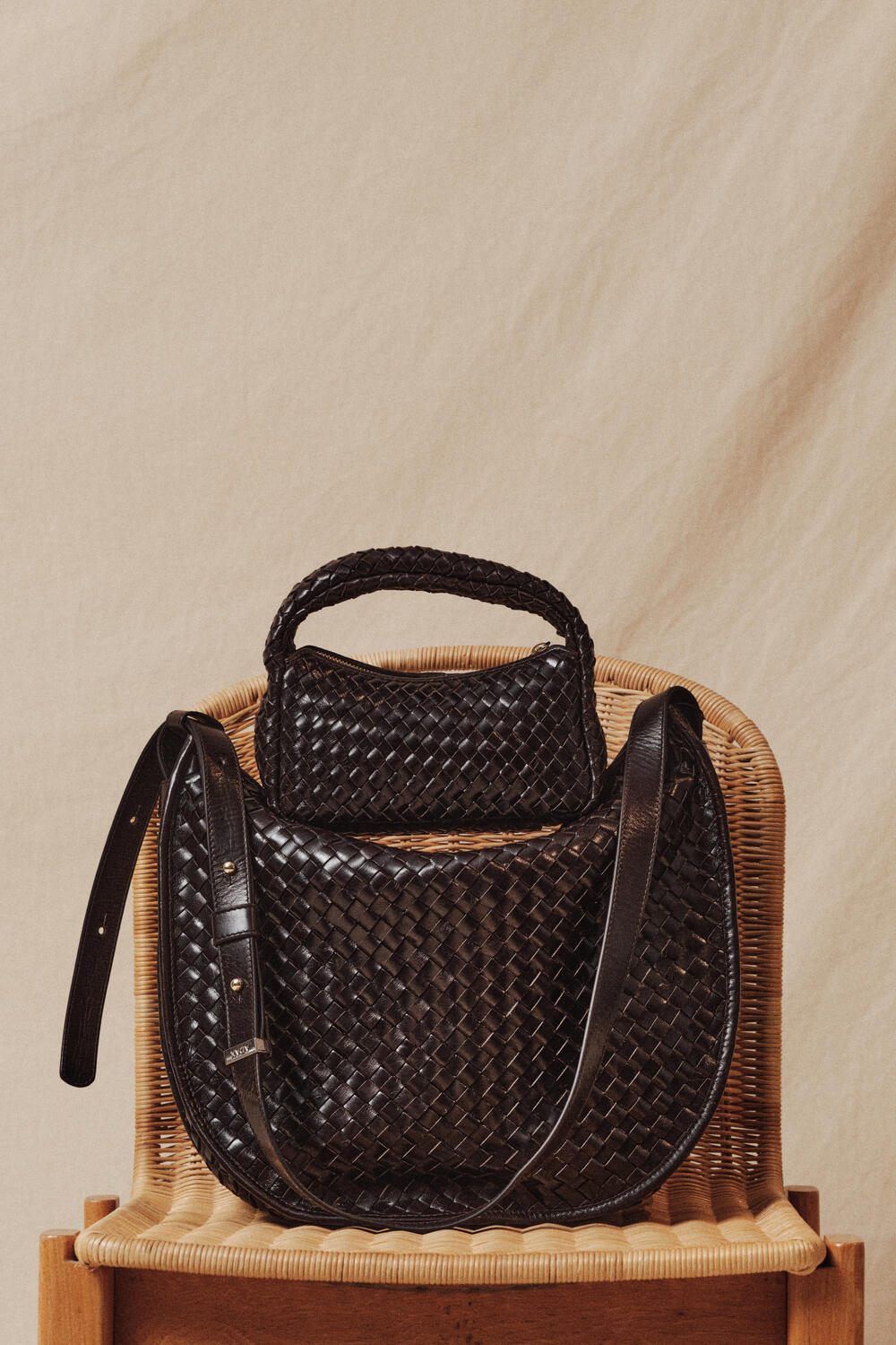 Salerno Madelaine håndtaske - mørkebrun