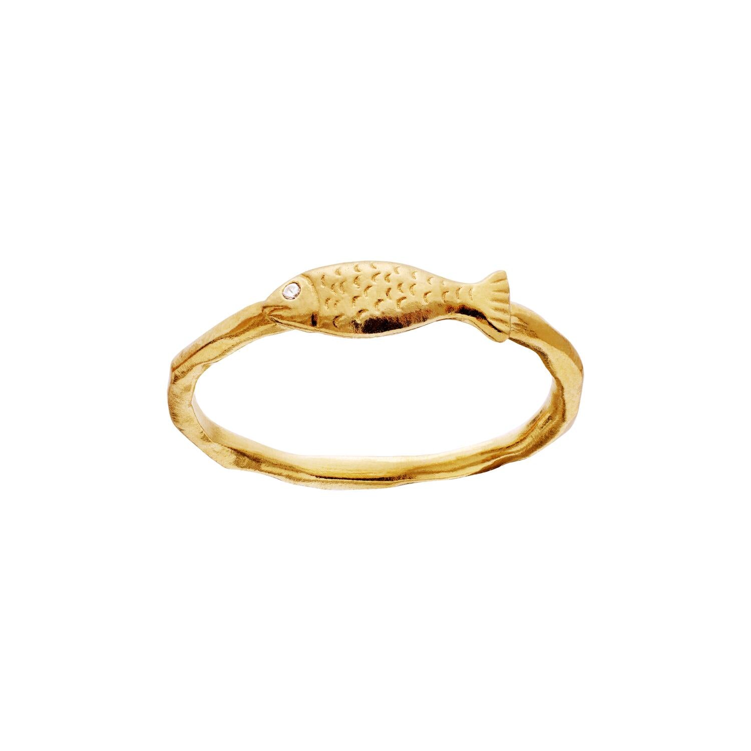 Abbey ring - forgyldt