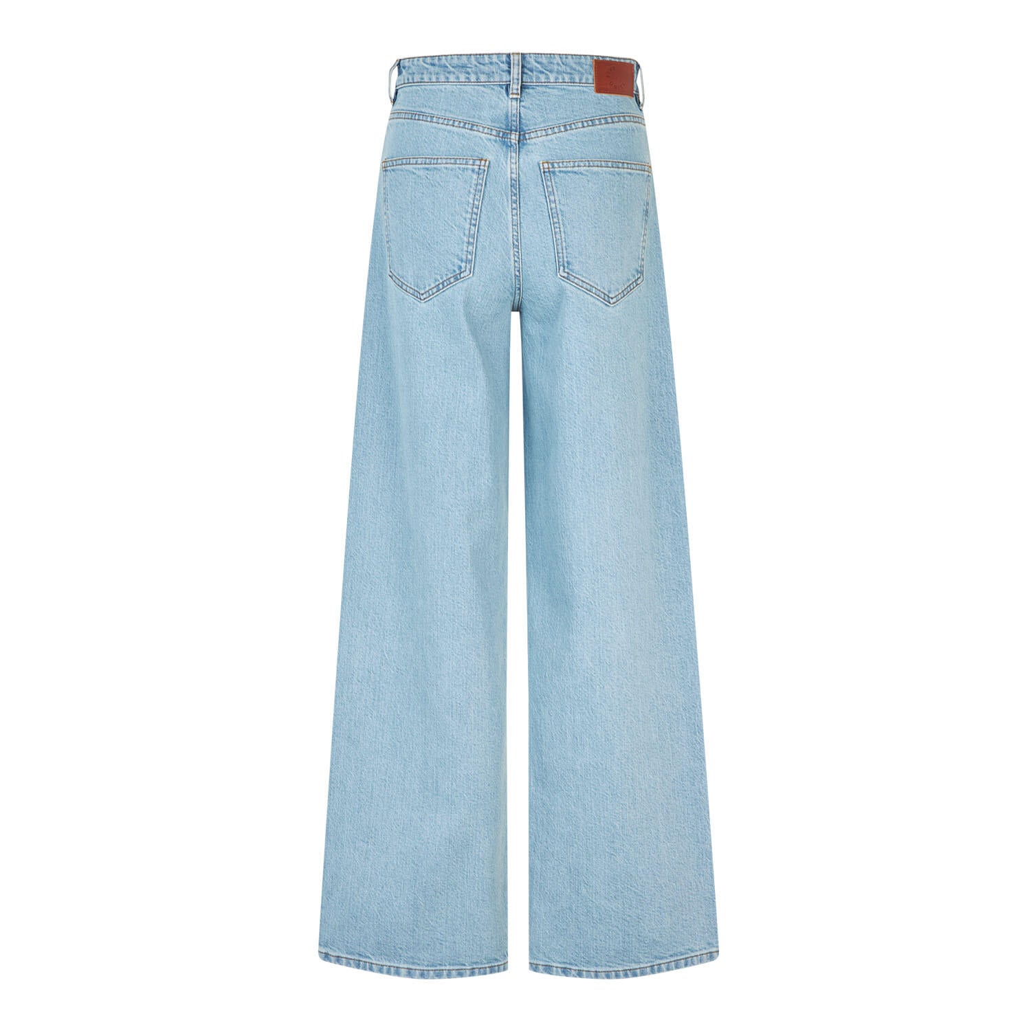 AbbyFV Long jeans - lyseblå