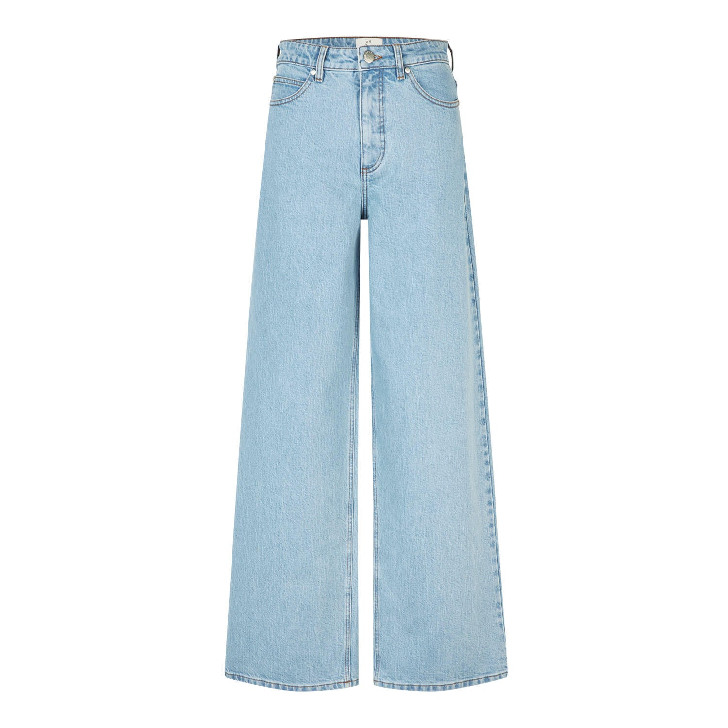 AbbyFV Long jeans - lyseblå