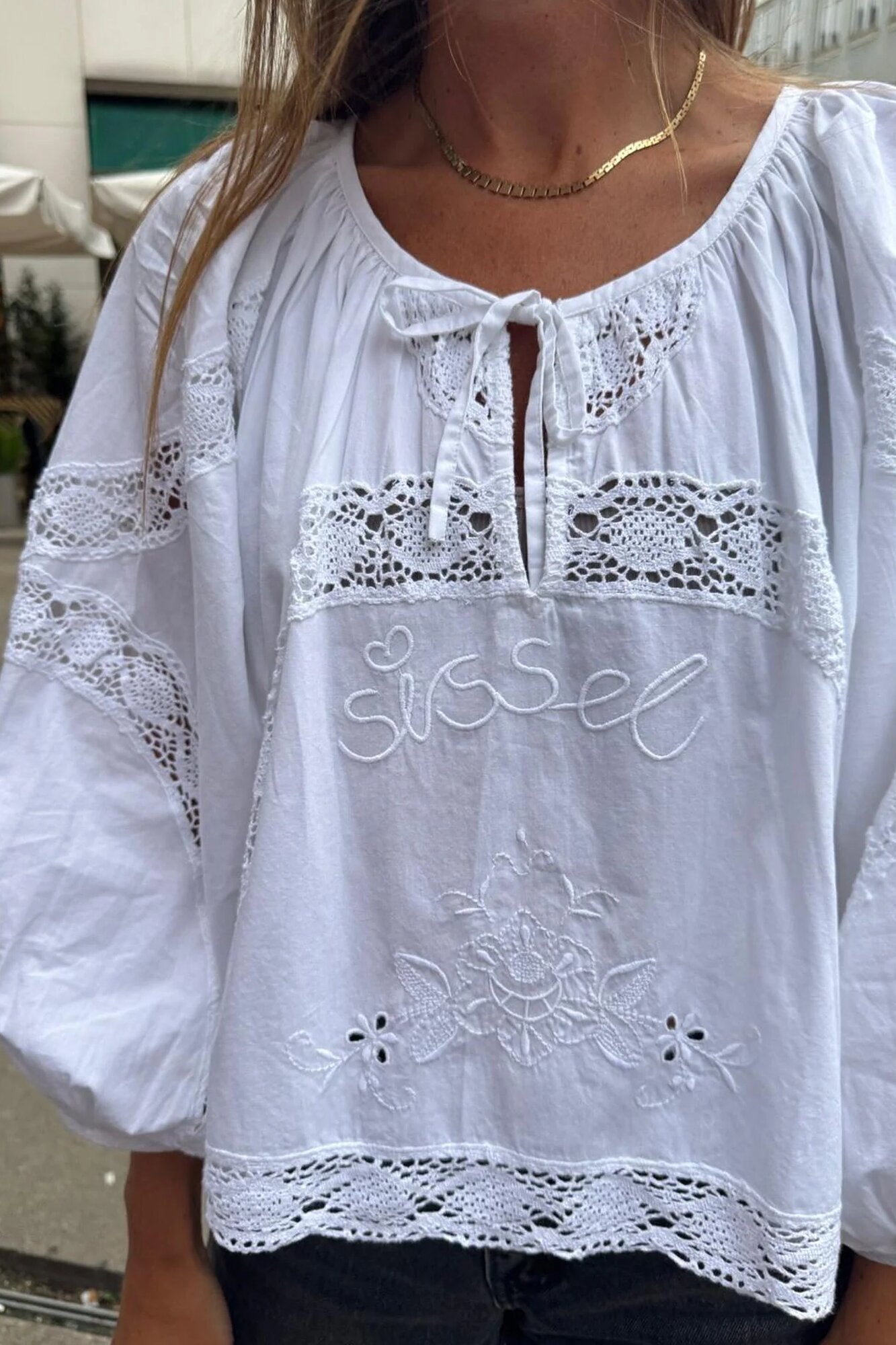 Agathe bluse - Ecru