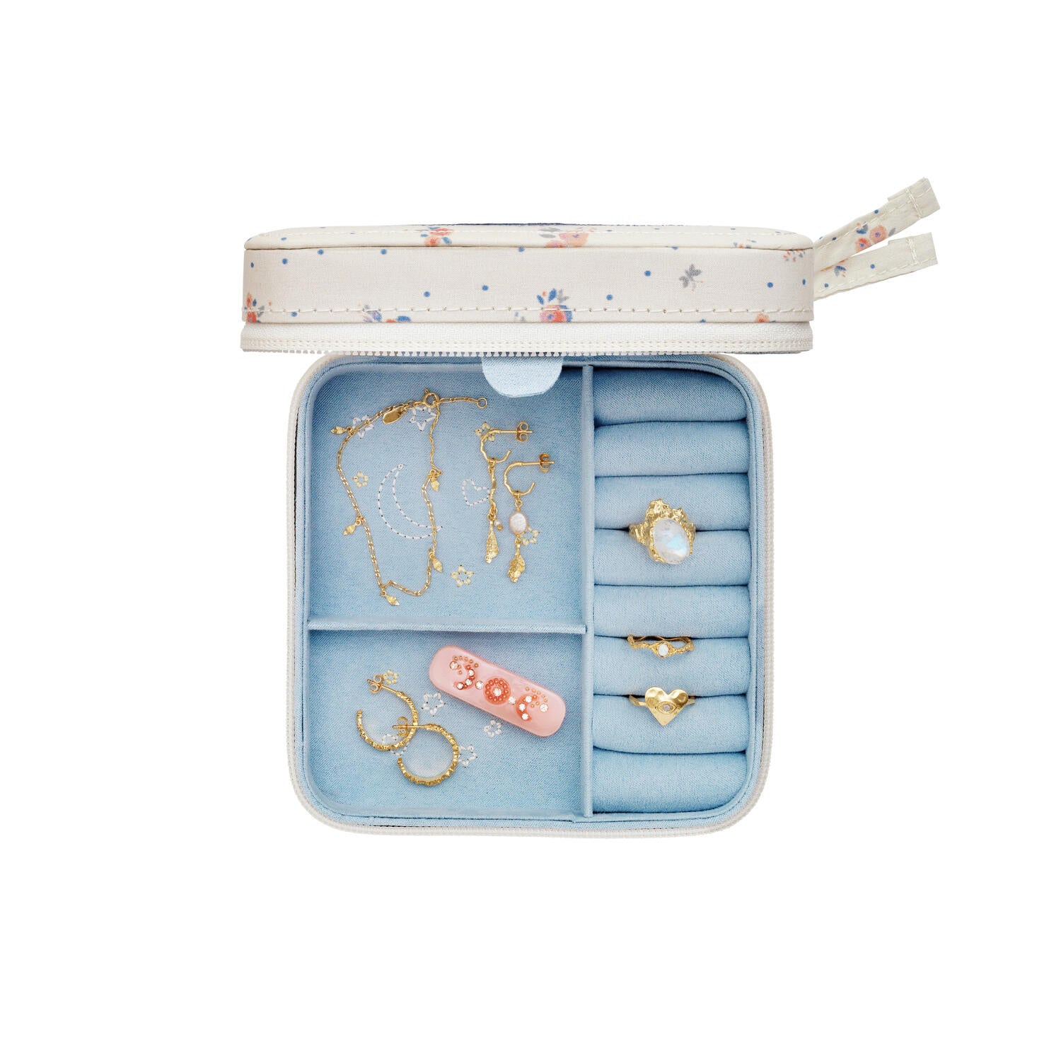 Amelia smykkeskrin - Sky Blue