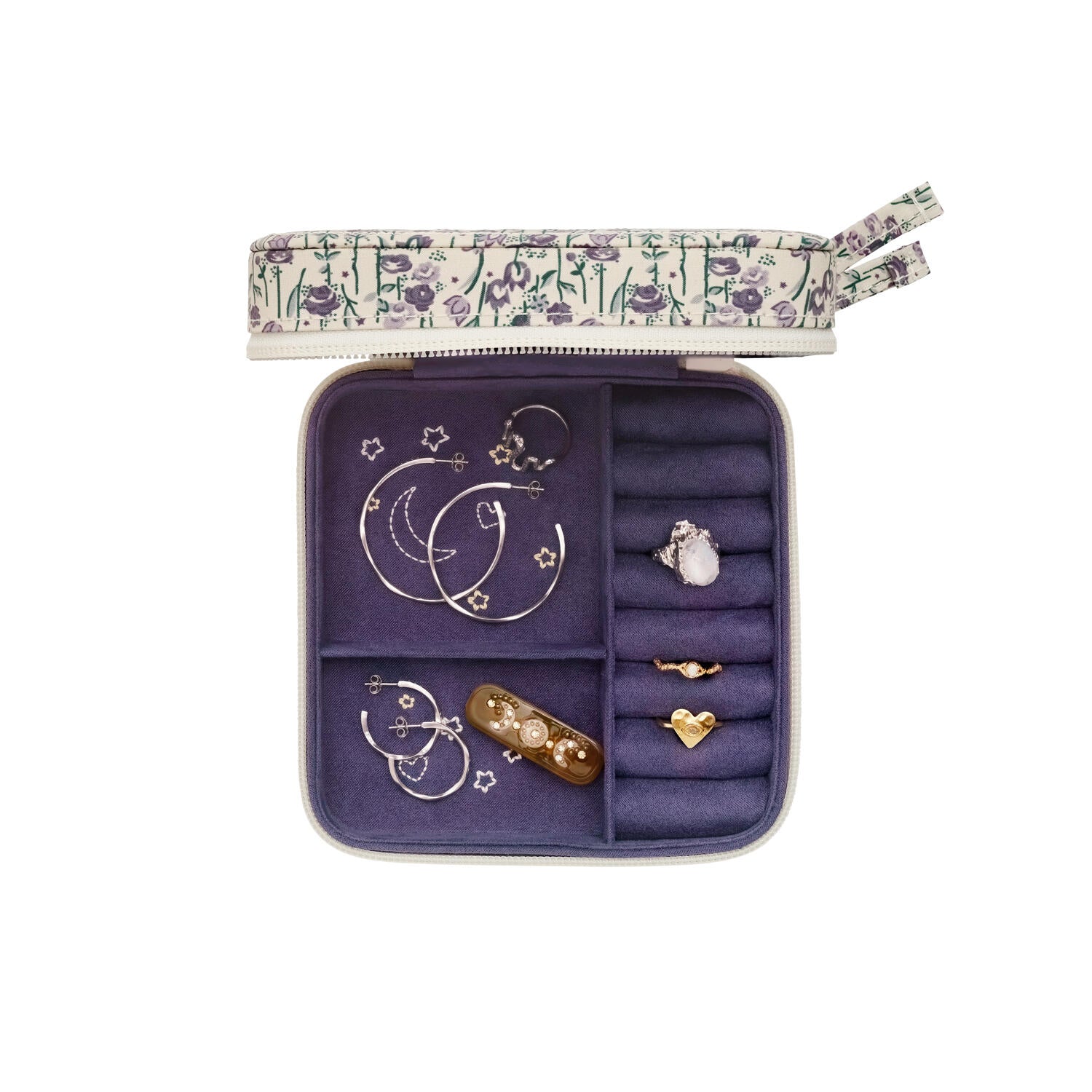 Amelia smykkeskrin - Purple Heart