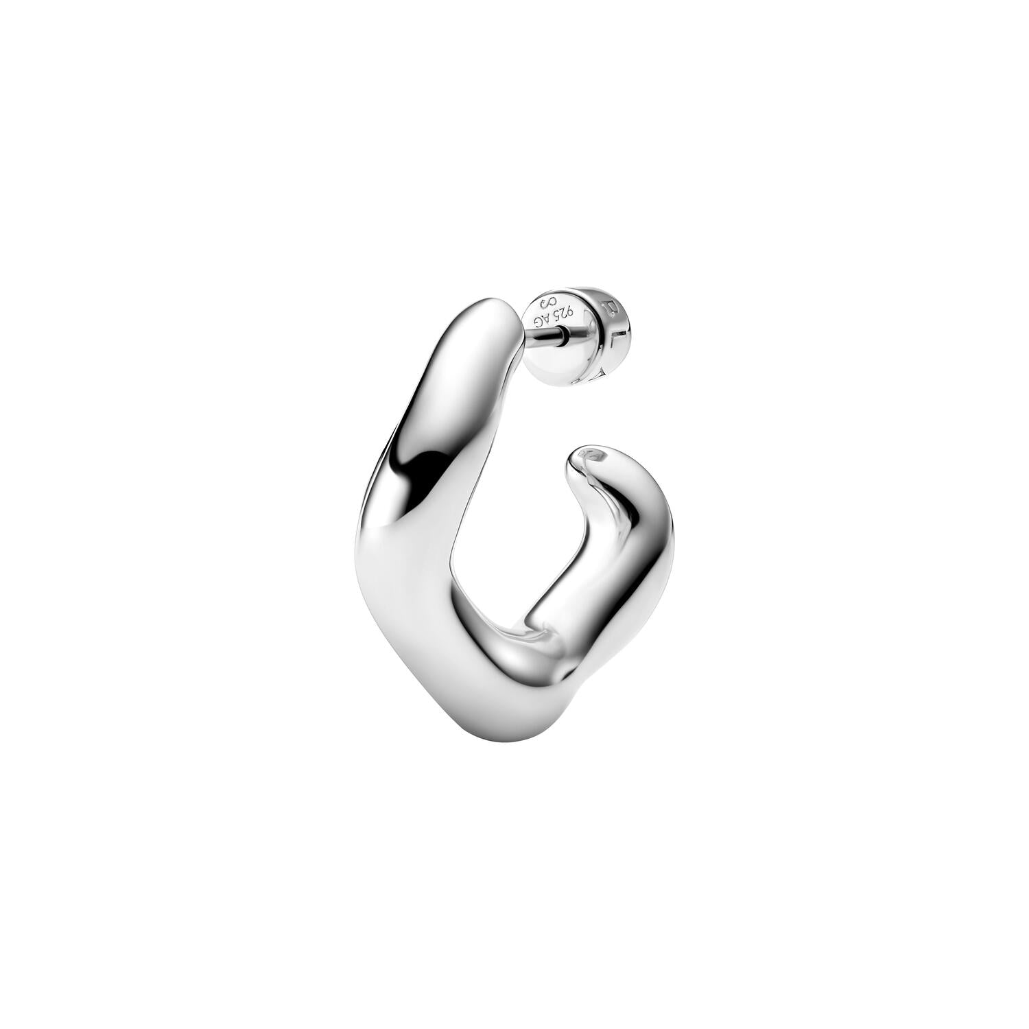 Anil hoop, Large - sølv