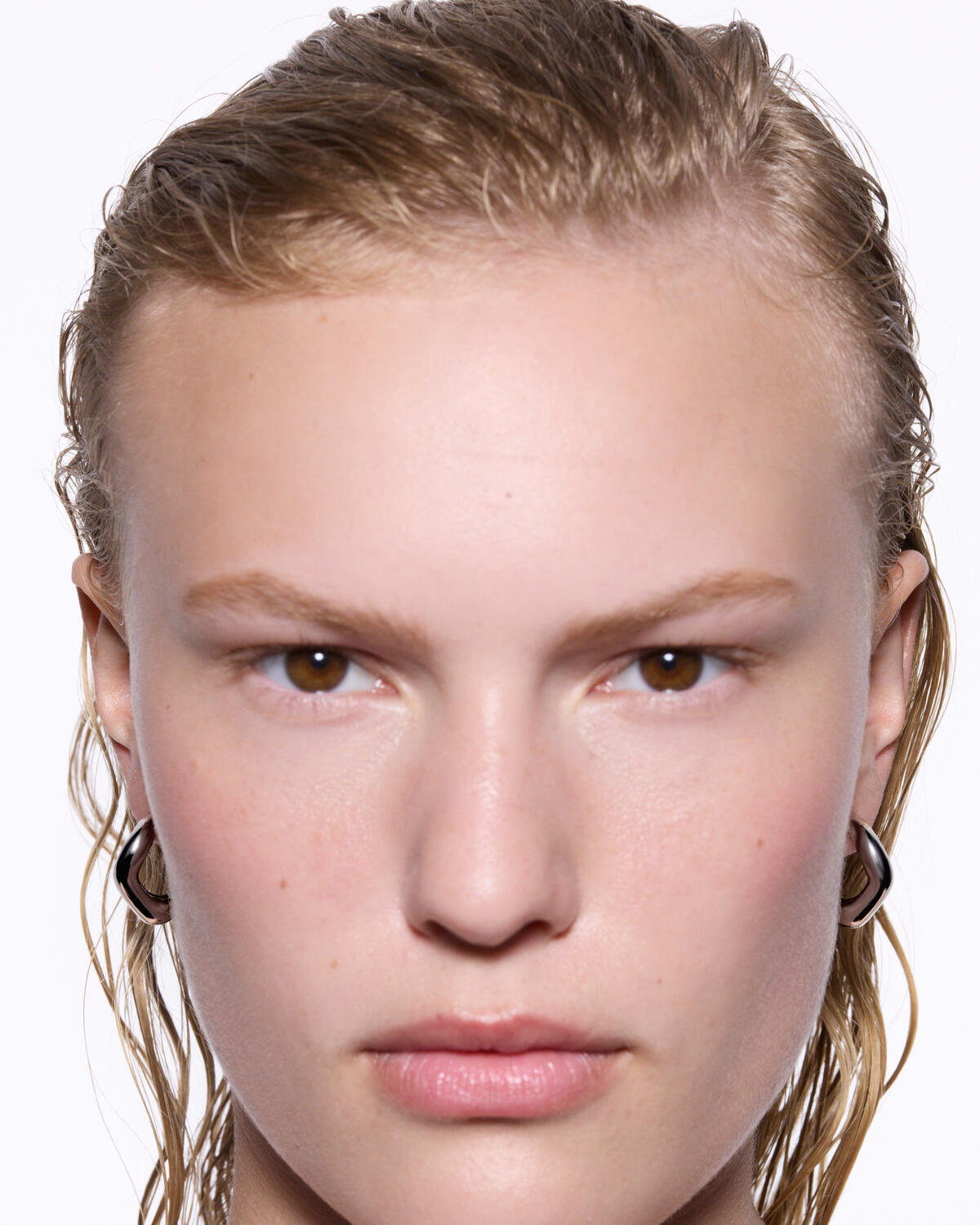 Anil hoop, Large - sølv