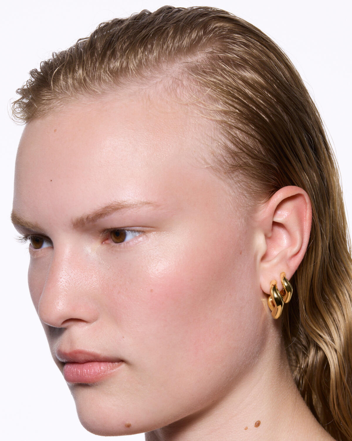 Anil hoop, Small - forgyldt