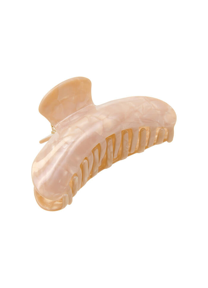 Anja claw hårklemme - Almond MOP