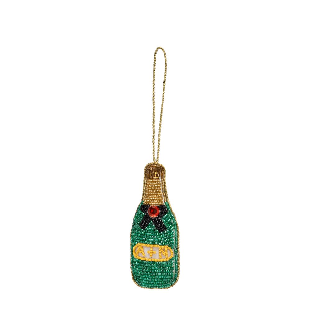 Champagne juleophæng - H11 cm.