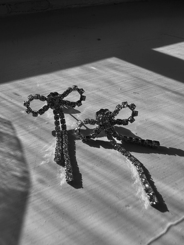 Arco Large Crystal ørestikker - forgyldt