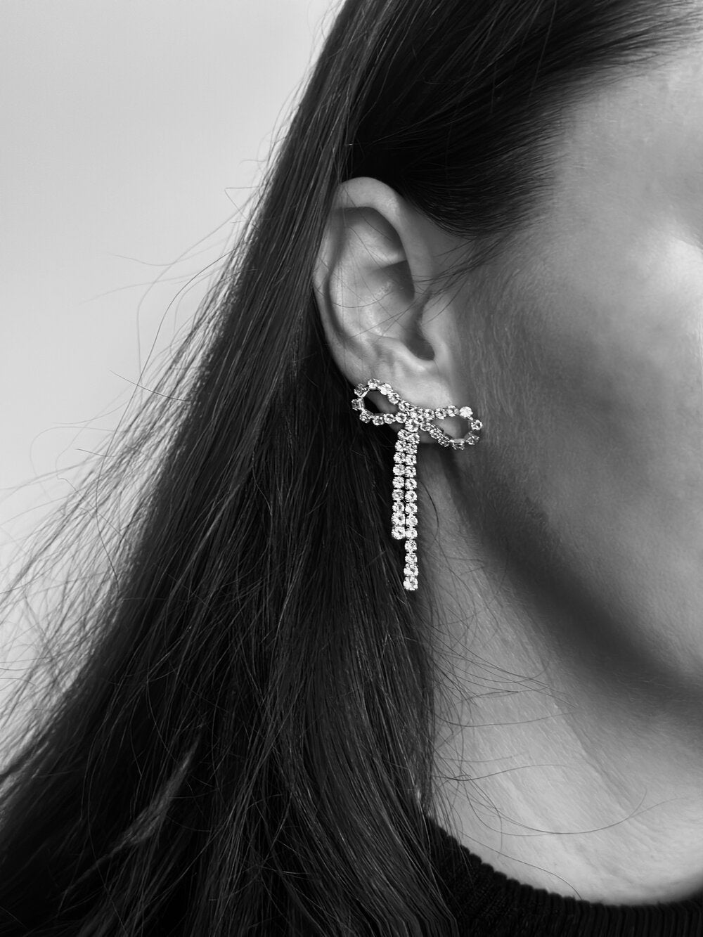 Arco Large Crystal ørestikker - forgyldt