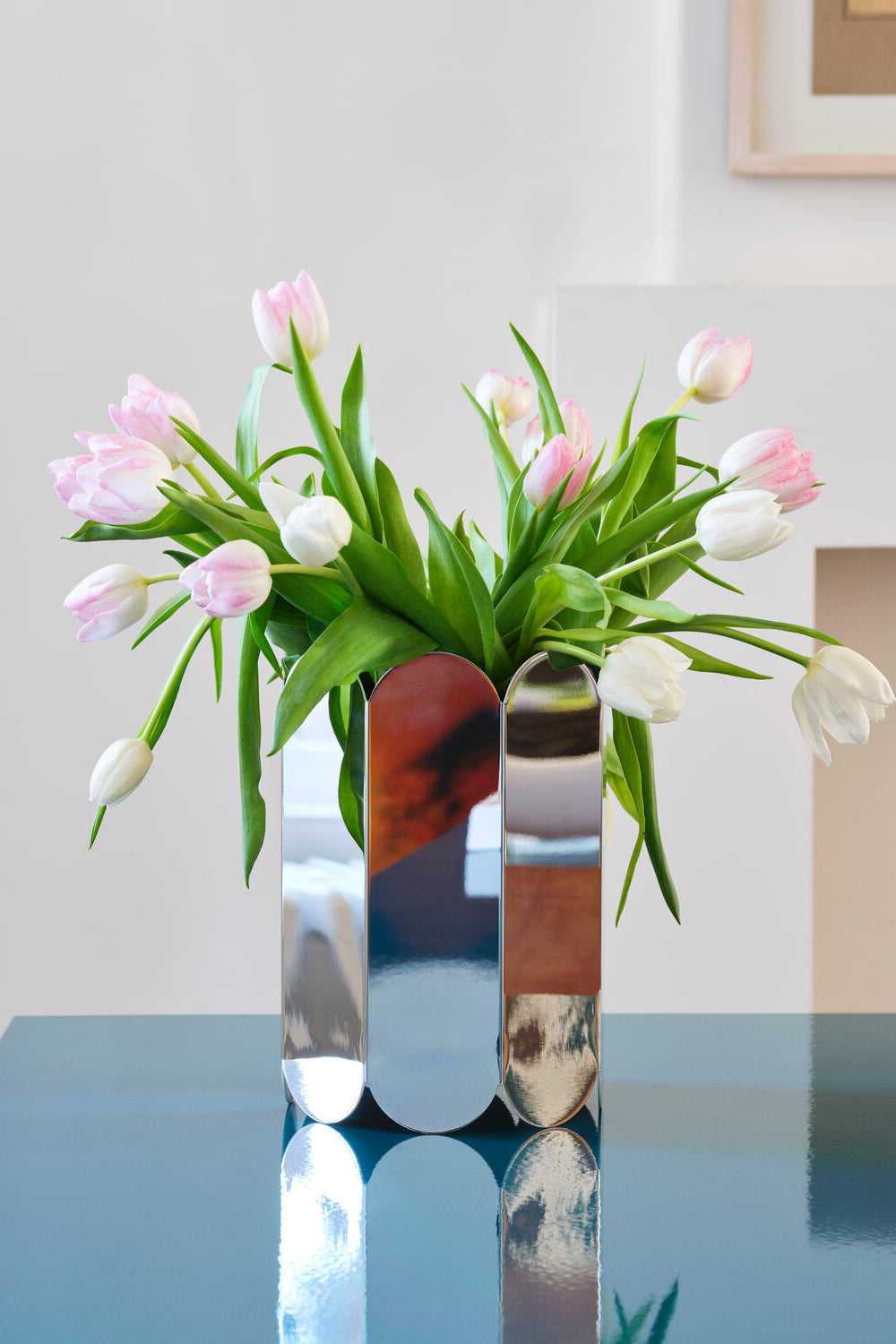 Arcs vase, Mirror - H25 cm