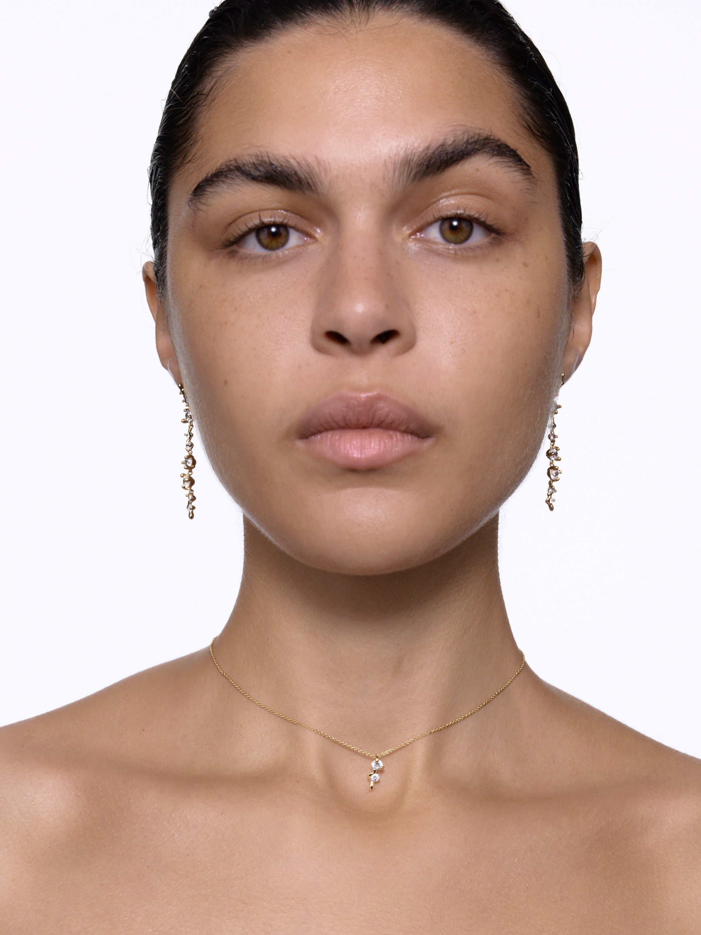 Arctic hængeørering, Large - forgyldt