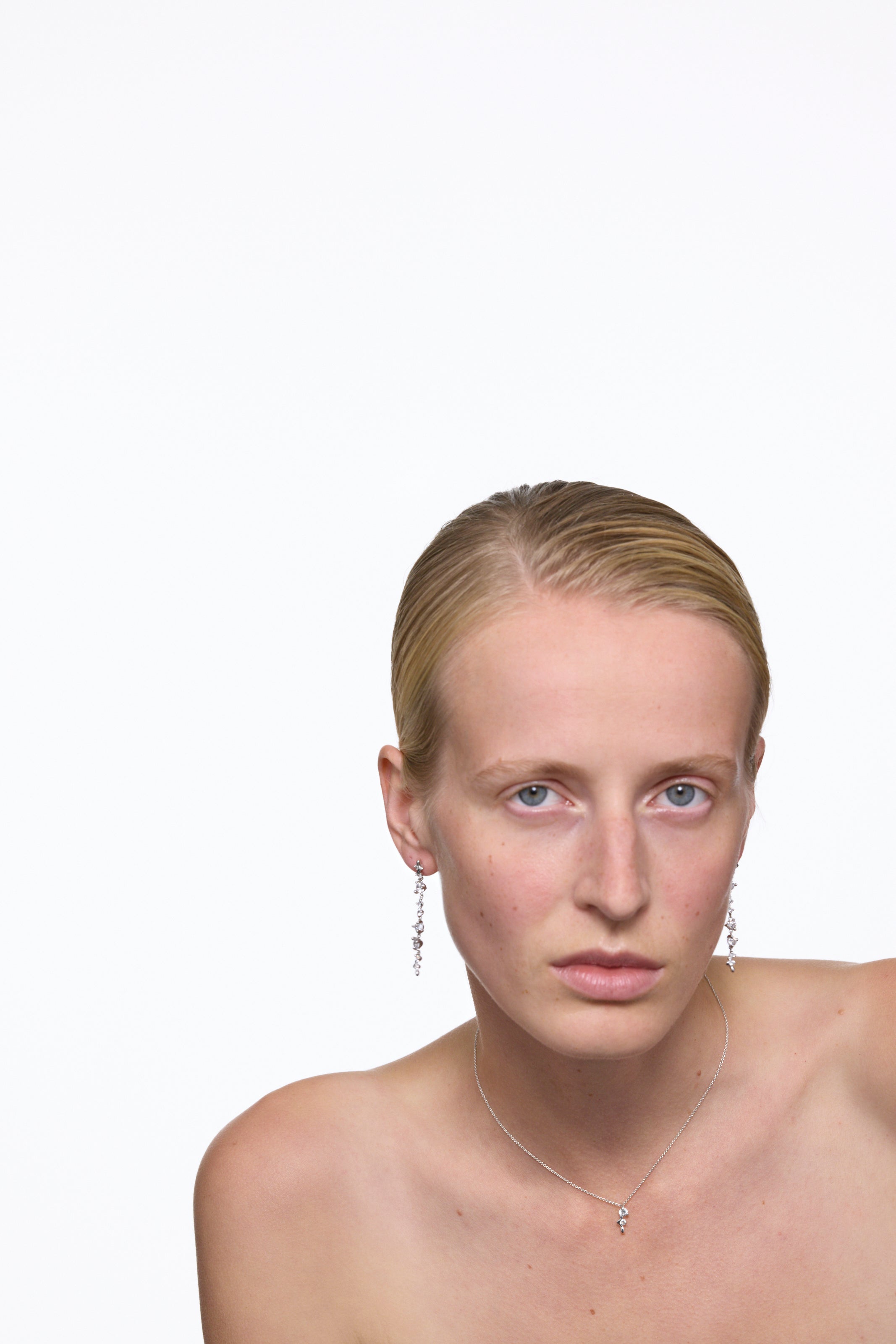 Arctic hængeørering, Large - sølv