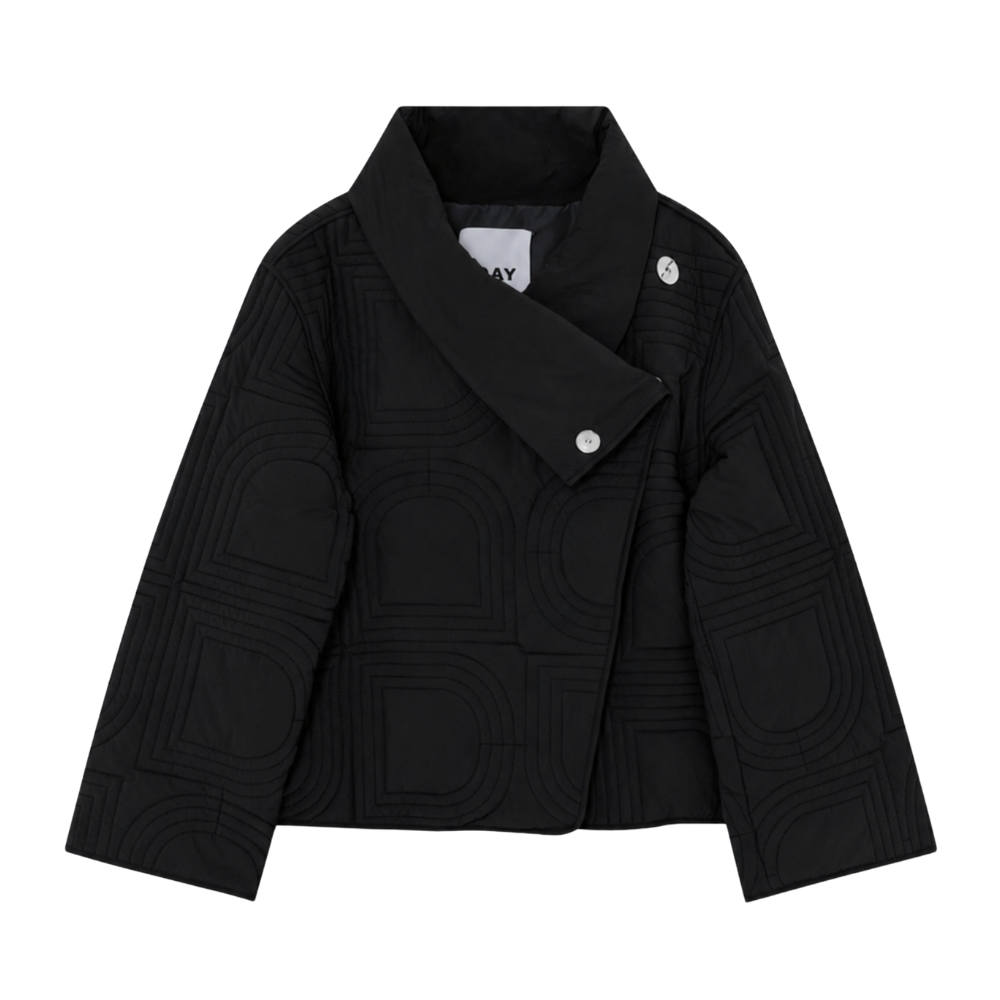 Mel Rhombus Quilt jakke - 190303 Black