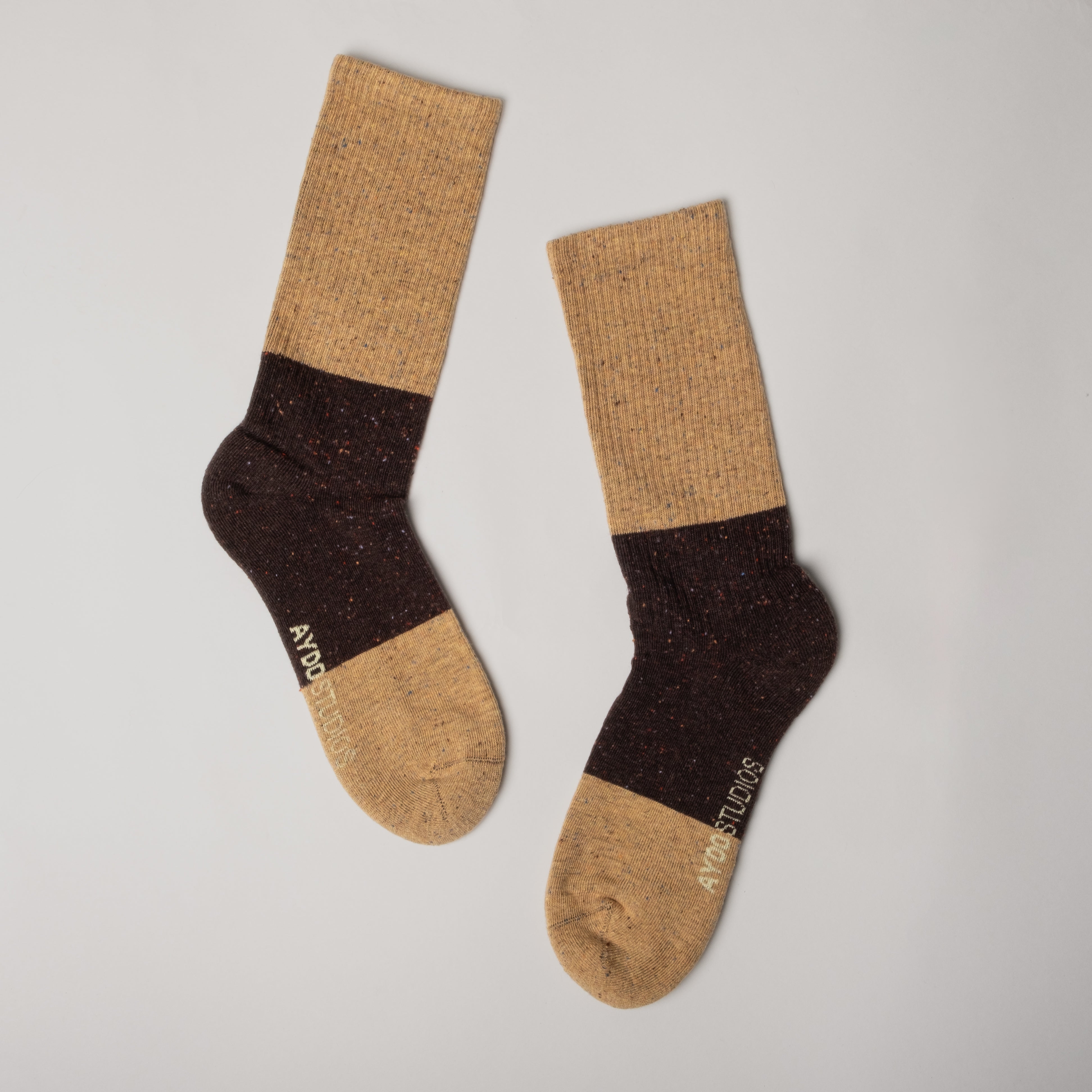 Tennis strømper - Dusty Tobacco/Dark Brown