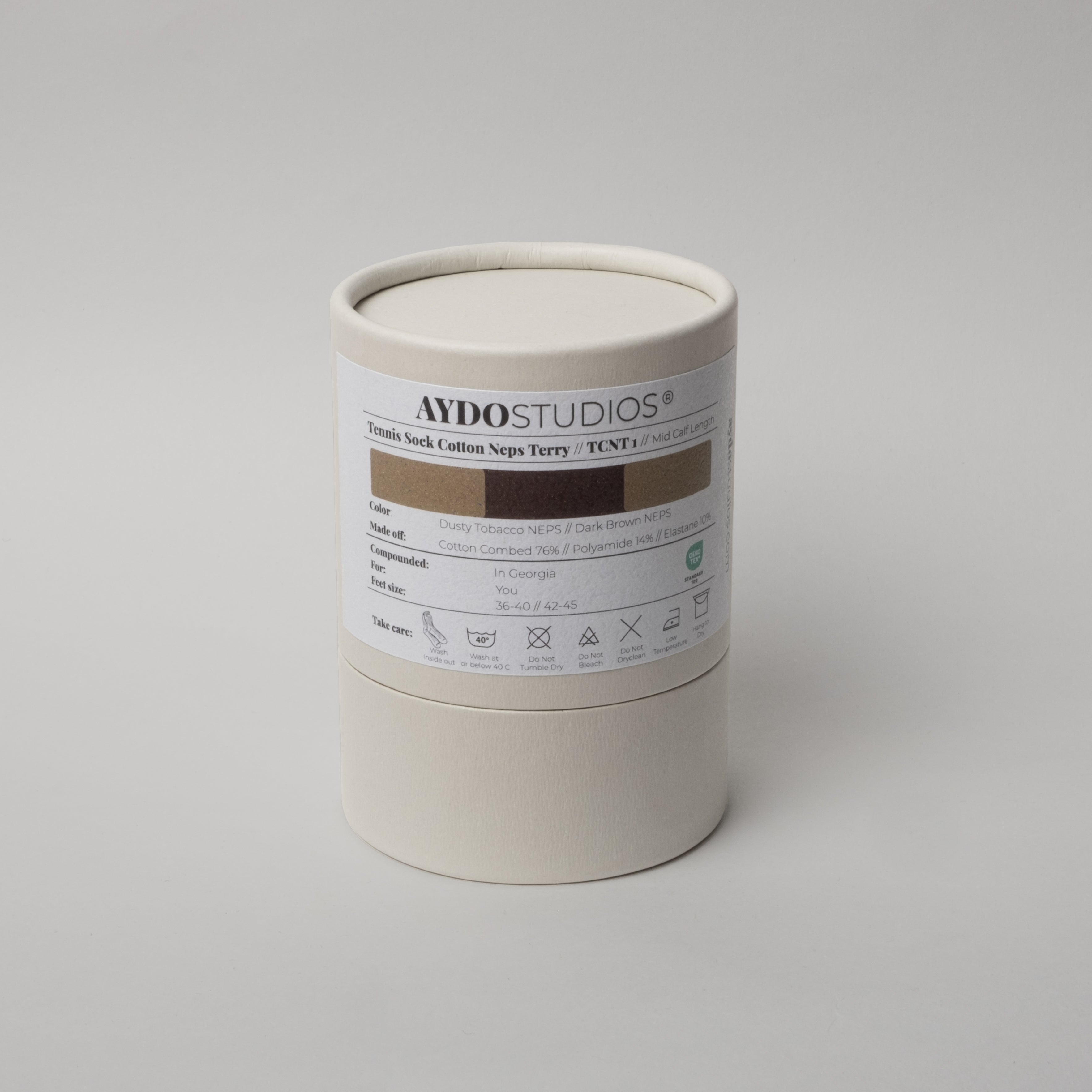 Tennis strømper - Dusty Tobacco/Dark Brown