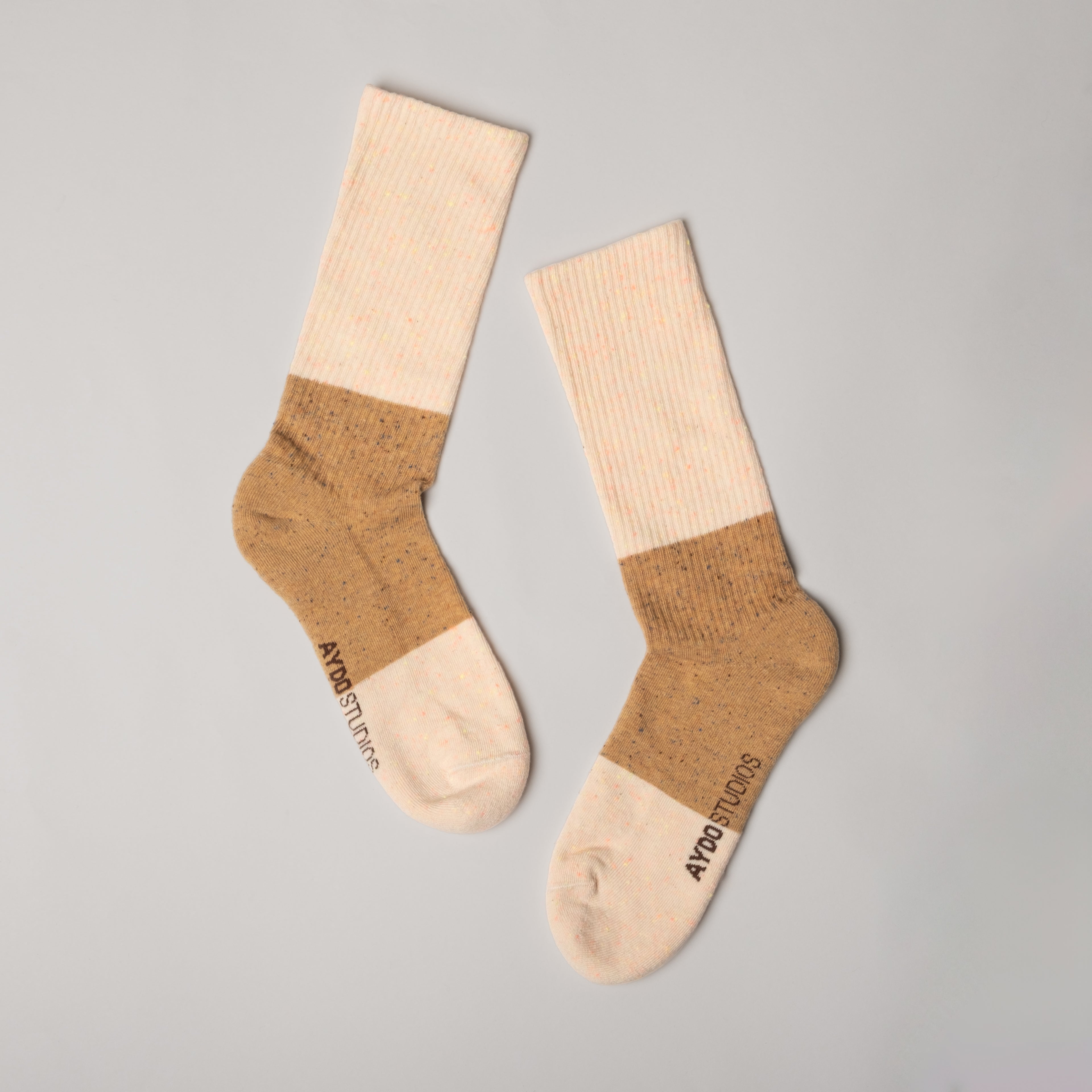 Tennis strømper - Pink Freckled Ivory/Dusty Tobacco