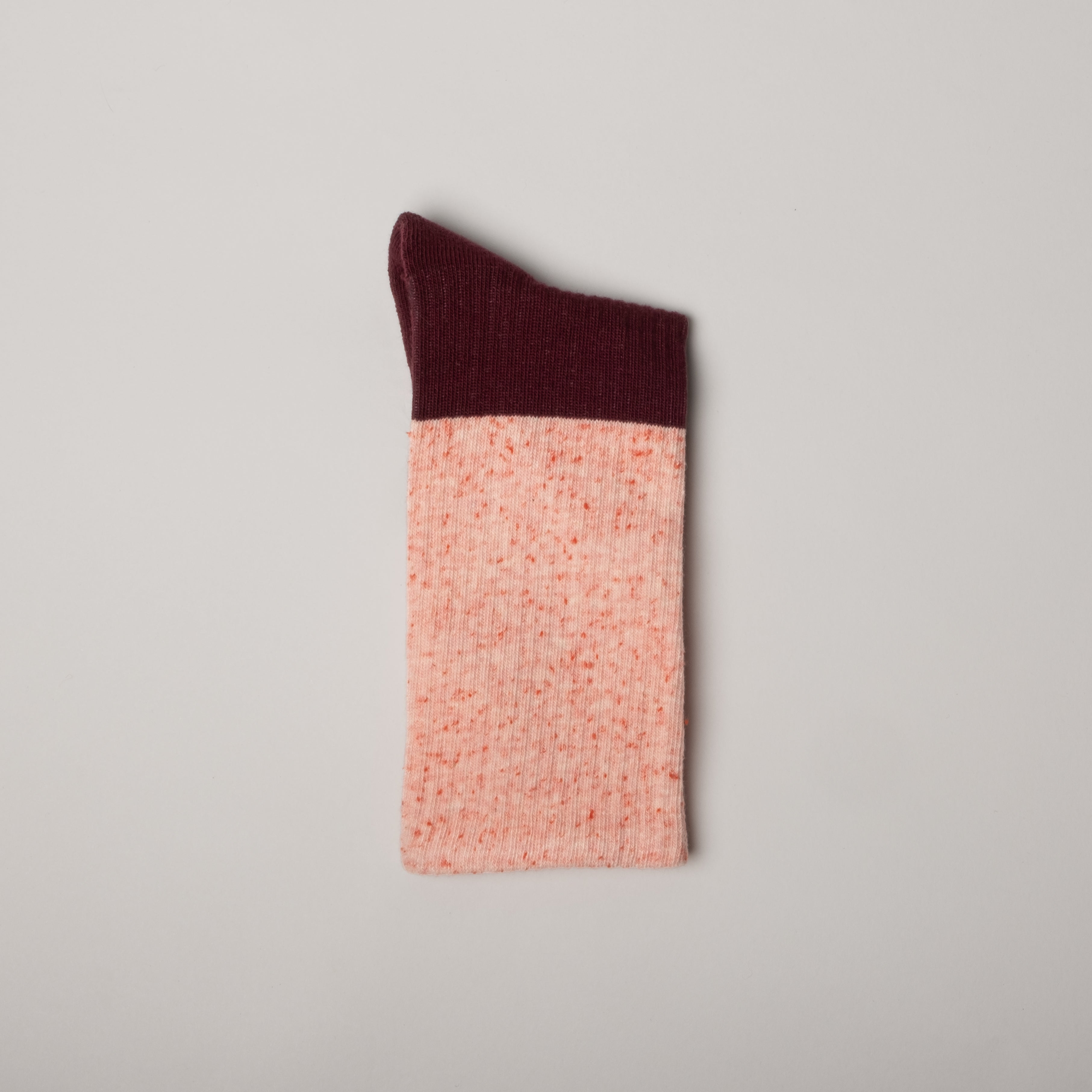 Tennis strømper - Red Apricot/Dark Fig